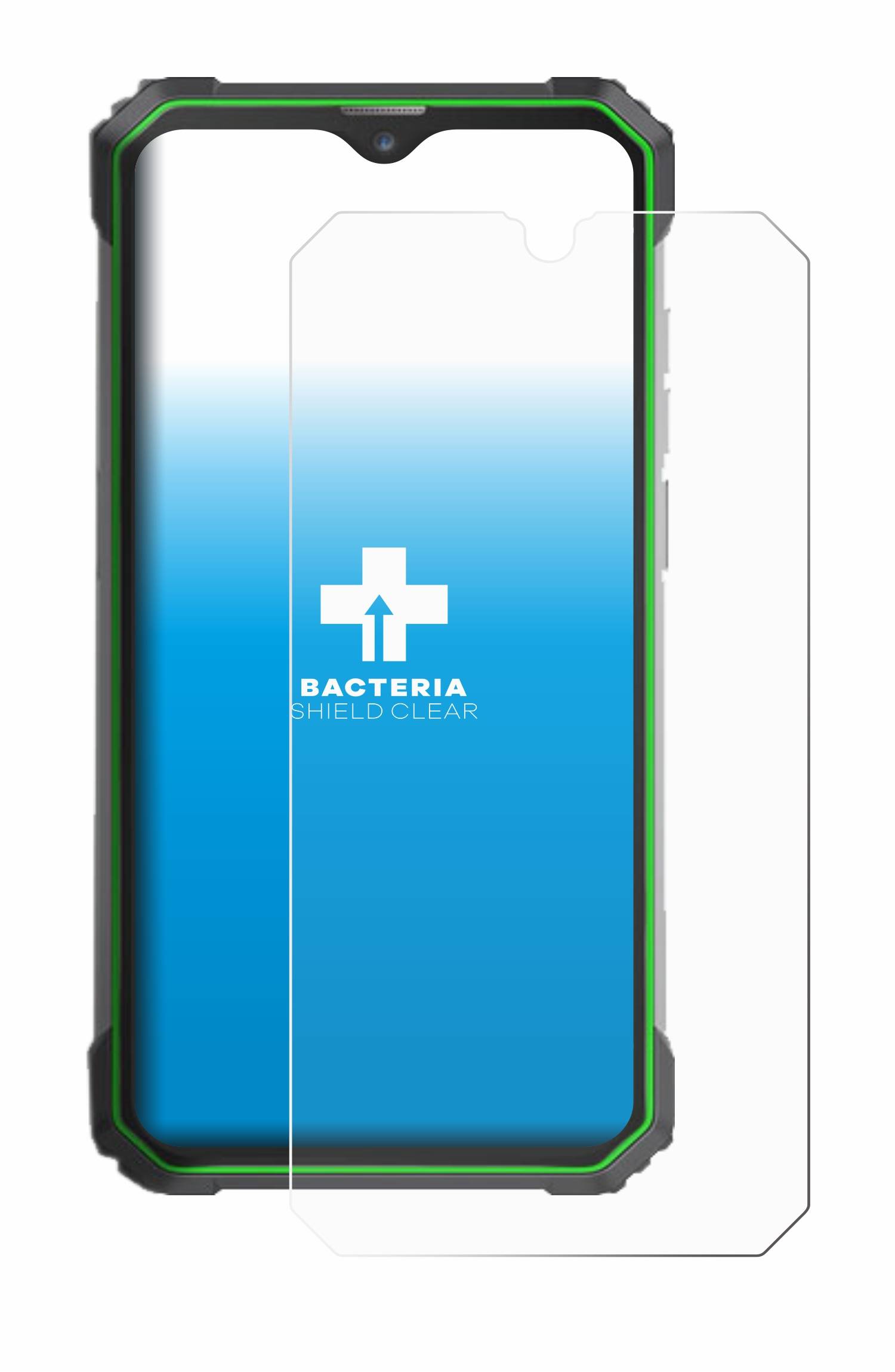 upscreen Schutzfolie für Blackview BL8800 5G Antibakterielle Folie Klar Anti-Kratzer