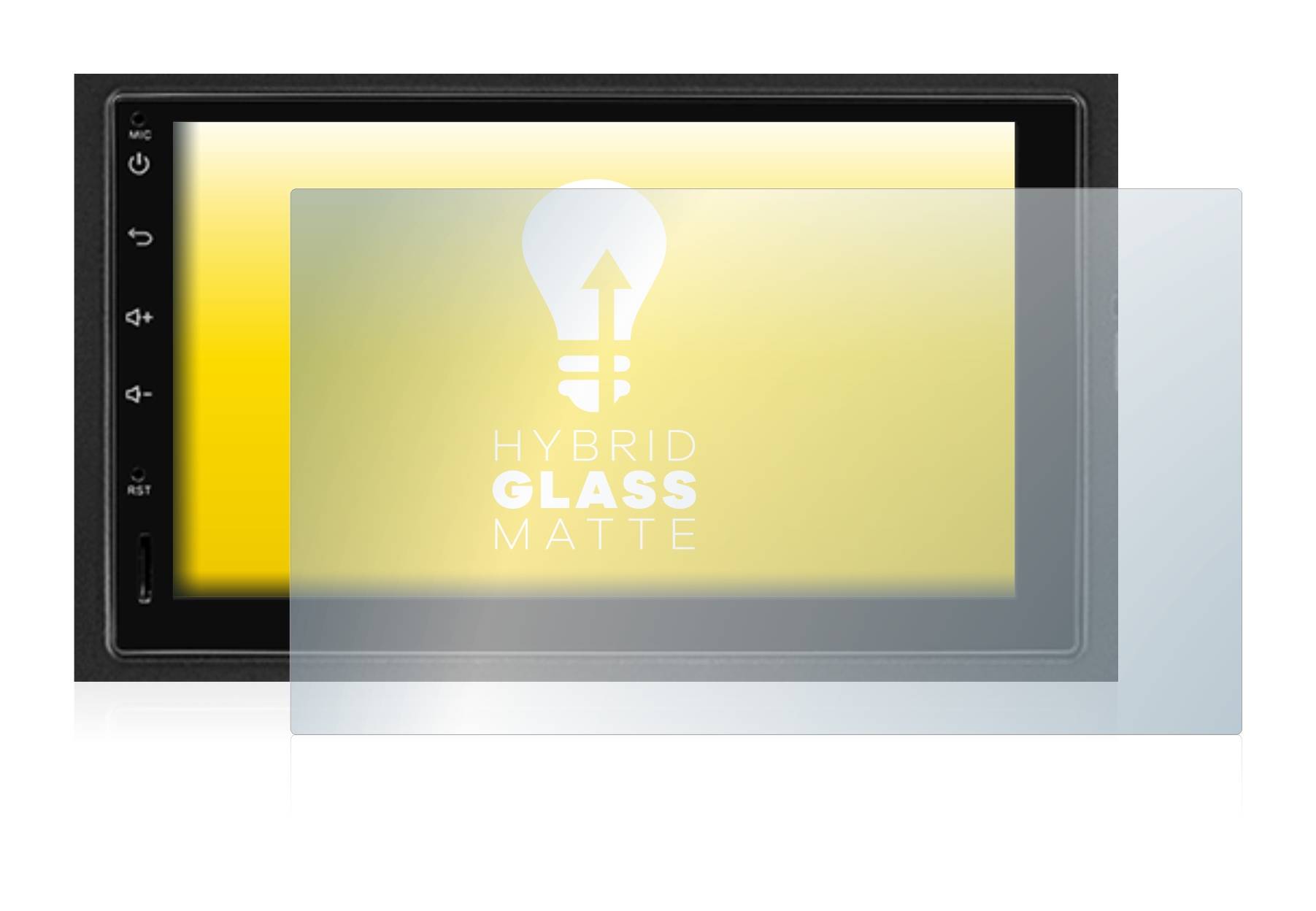 upscreen Hybrid Glass Matte Premium Schutzglas Folie für Eonon