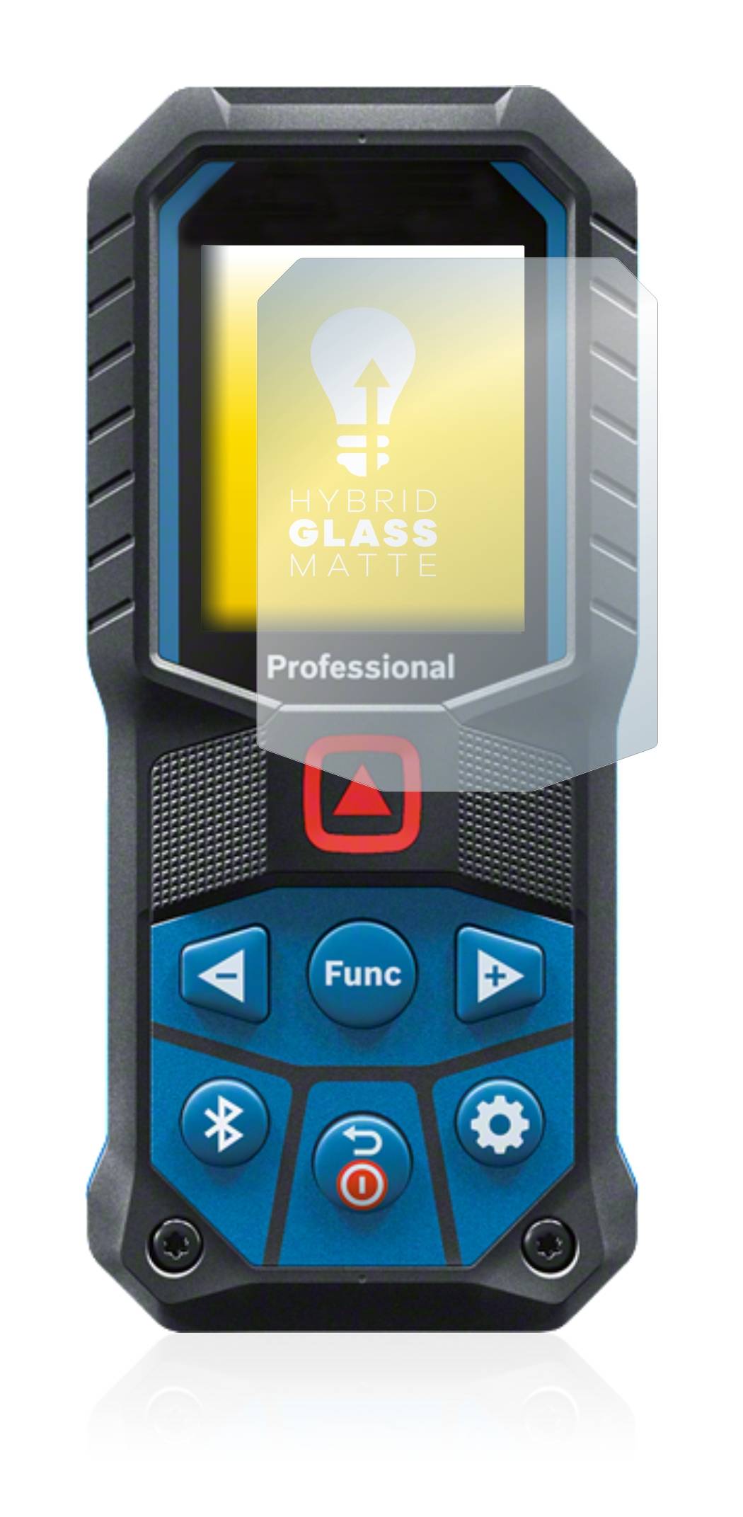 upscreen Flexible Schutz Glas Folie für Bosch GLM 50-27 C/ 50-25 G Schutzglas 9H Hybridglas Matt Entspiegelt