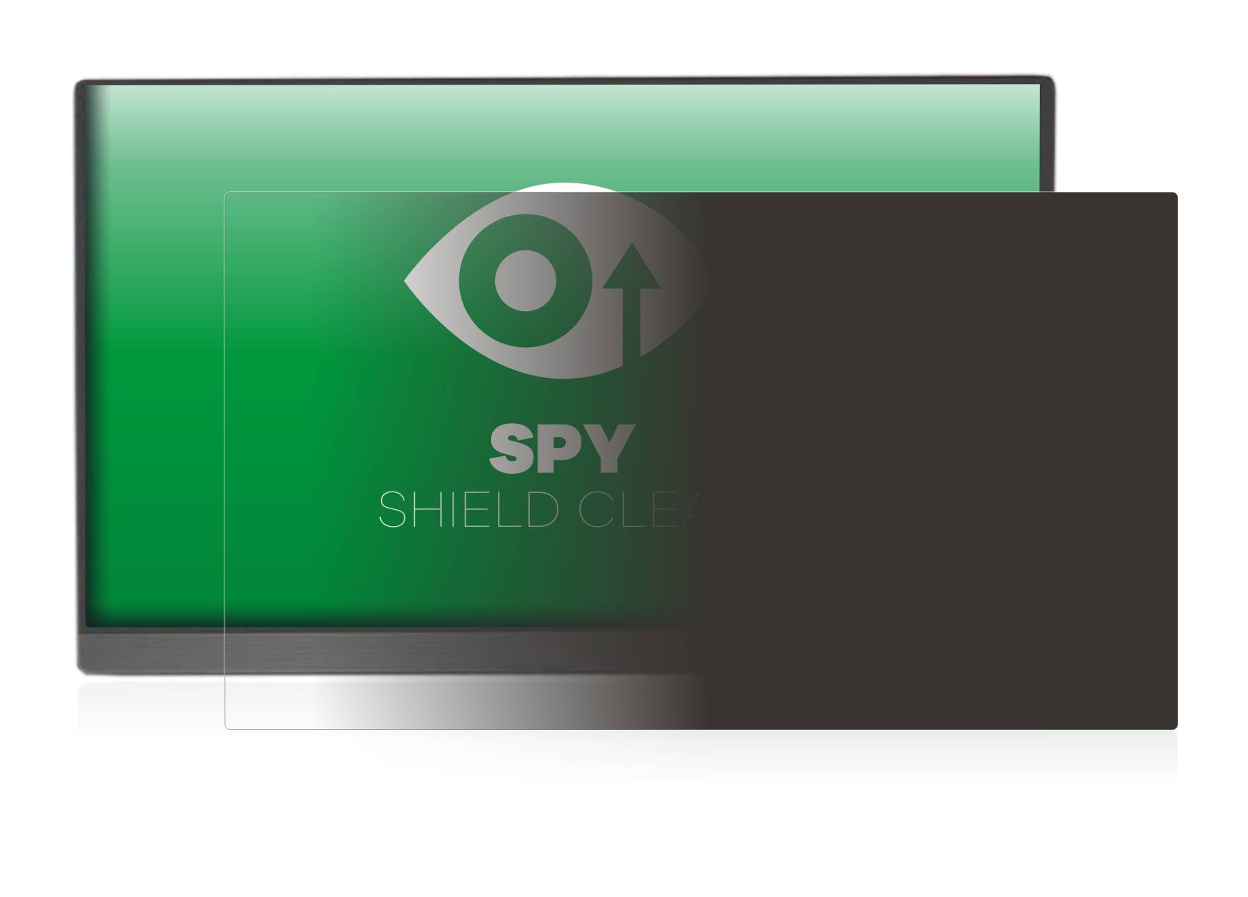 upscreen Spy Shield Clear Premium Blickschutzfolie für Arozpa 15.6 1080p Portable