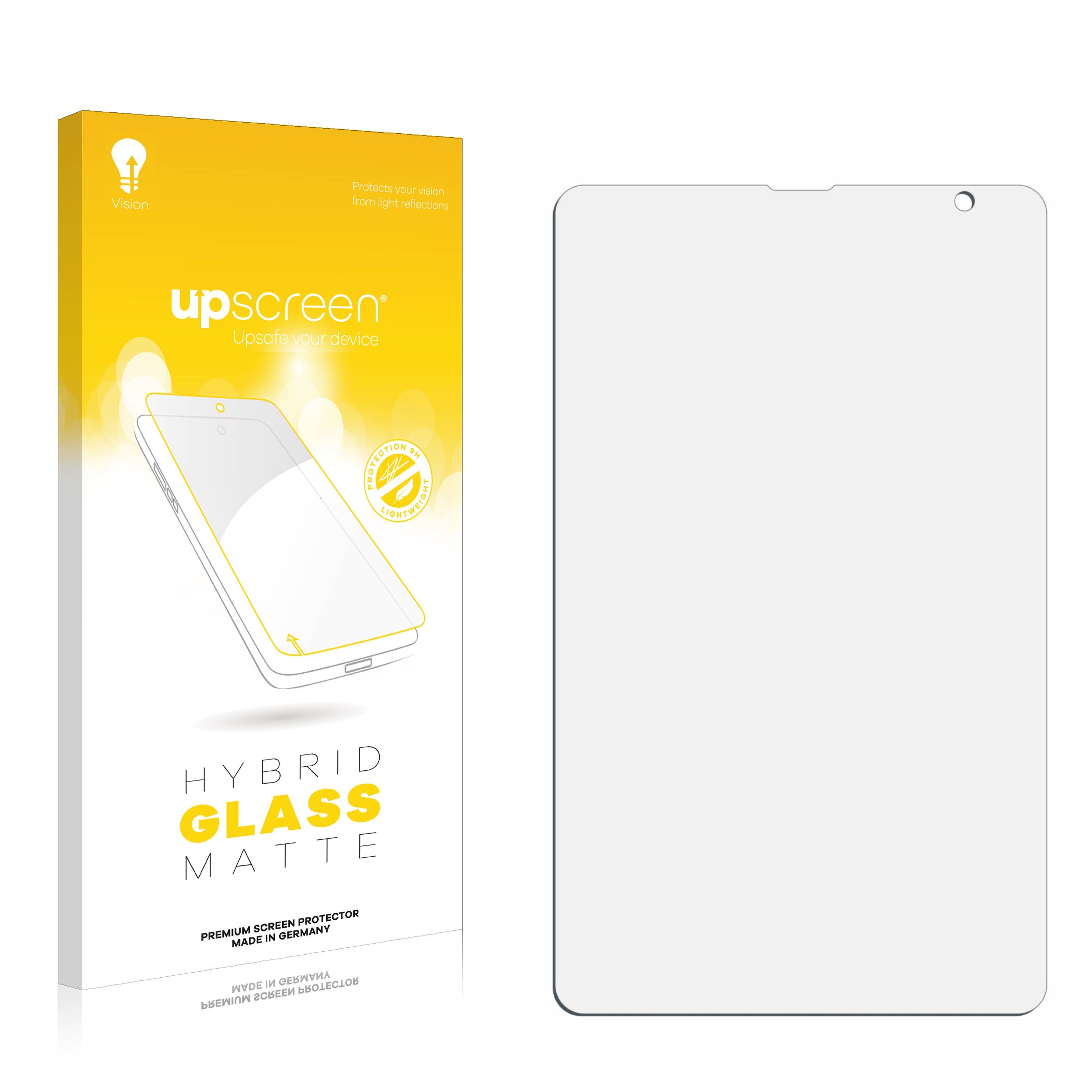 upscreen Hybrid Glass Matte Premium Schutzglas Folie für Blackview Tab