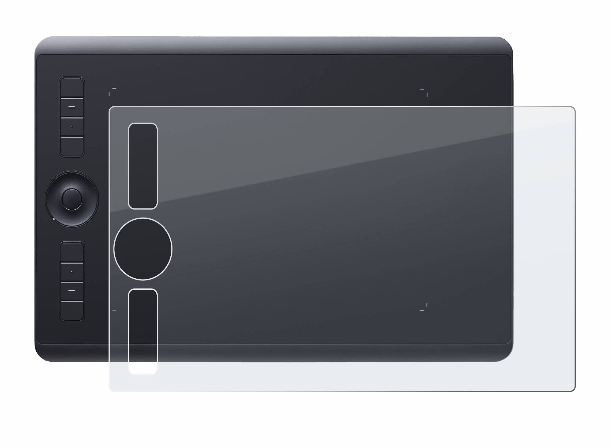 upscreen Flexible Schutz Glas Folie für Wacom Intuos Pro M (2017) Schutzglas 9H Hybridglas Matt Entspiegelt