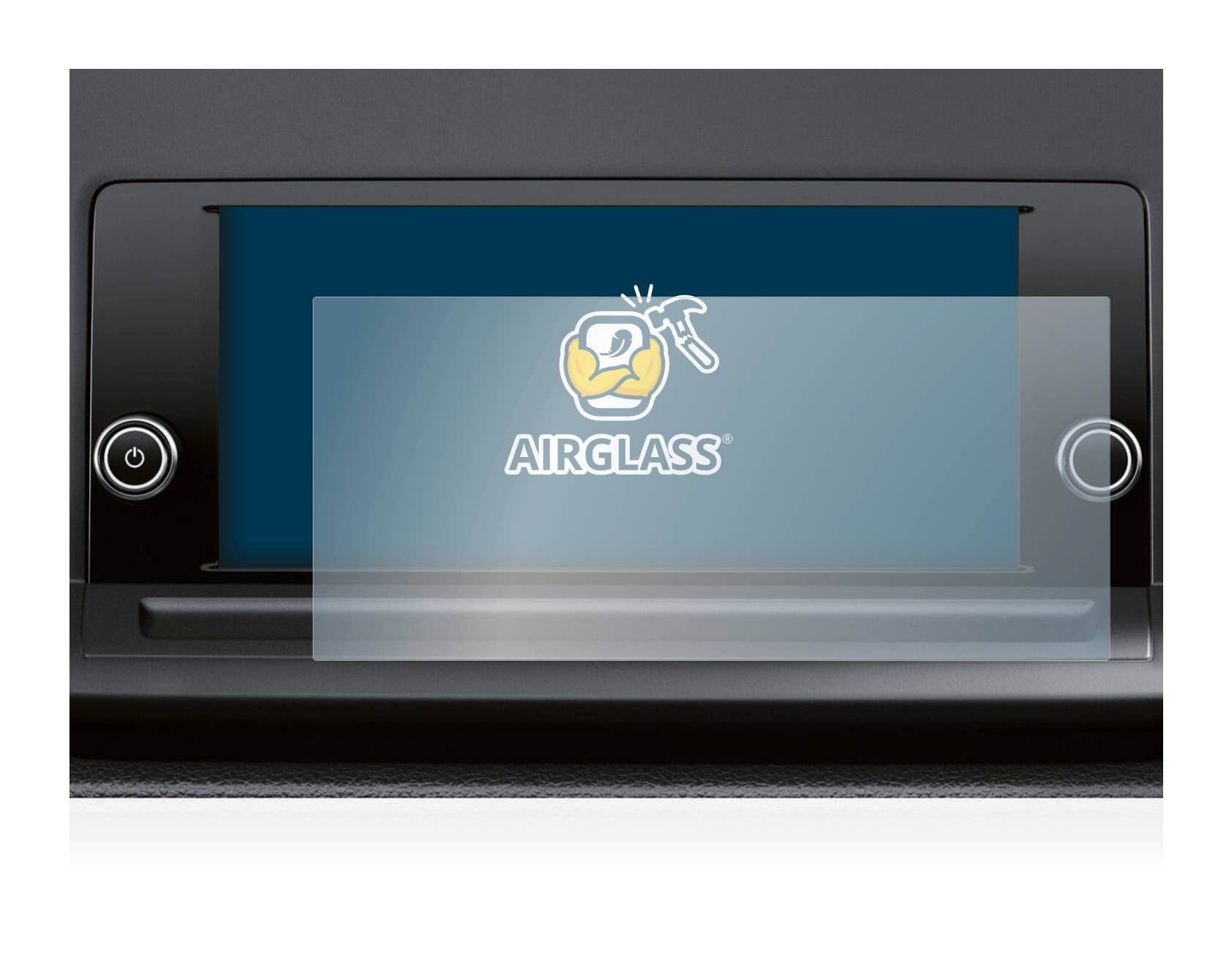 BROTECT AirGlass Schutzglas Folie für Volkswagen Golf Variant 2022 Composition