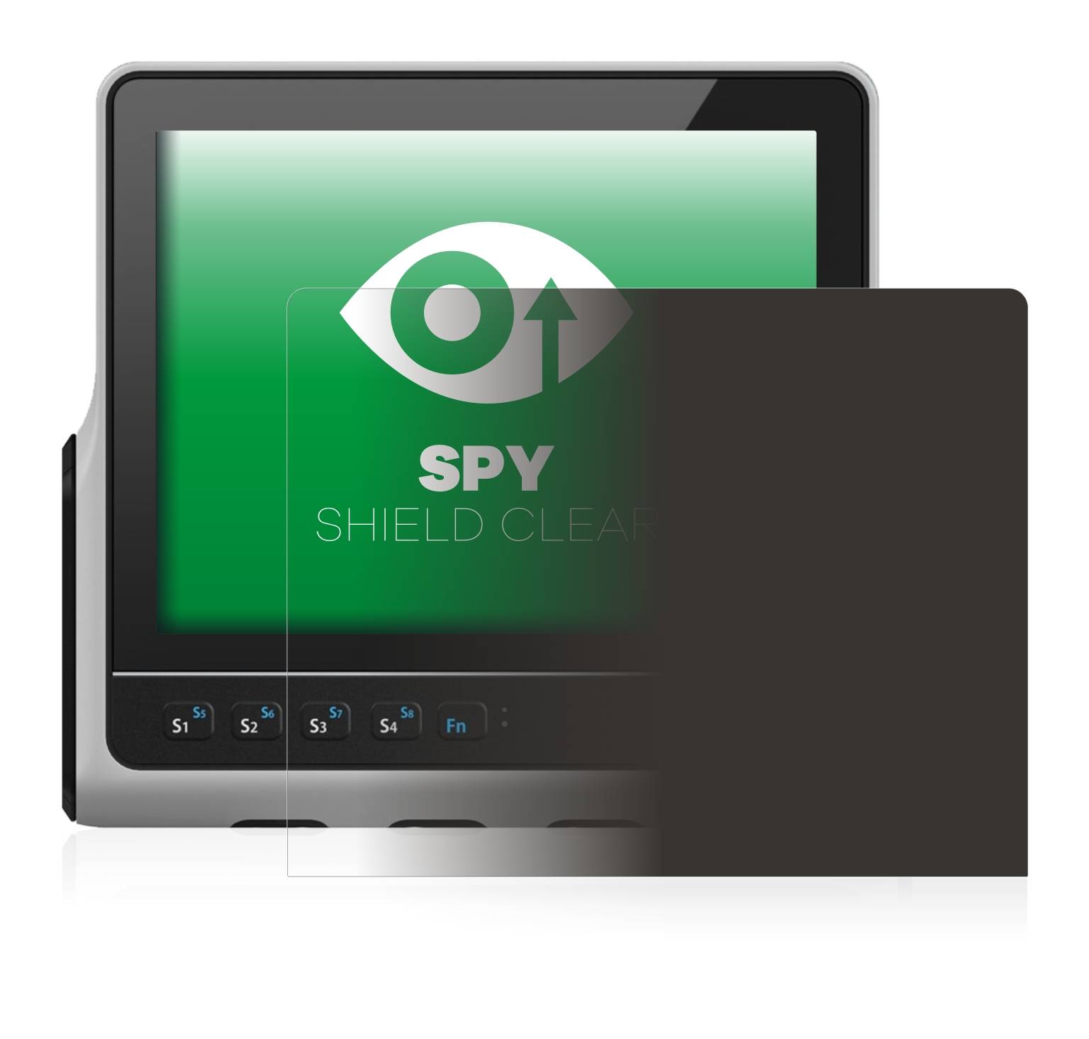 upscreen Spy Shield Clear Premium Blickschutzfolie für ads-tec