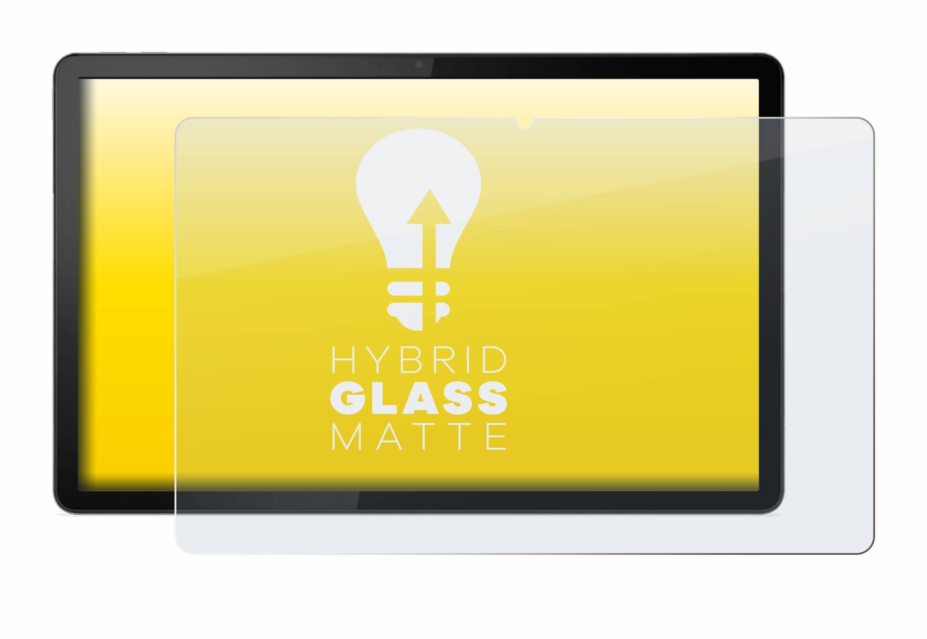 upscreen Hybrid Glass Matte Premium Schutzglas Folie für Lenovo Tab P11 (im