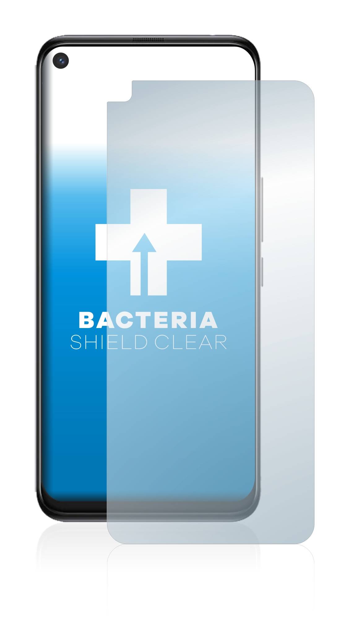 upscreen Schutzfolie für TCL 10 5G UW Antibakterielle Folie Klar Anti-Kratzer