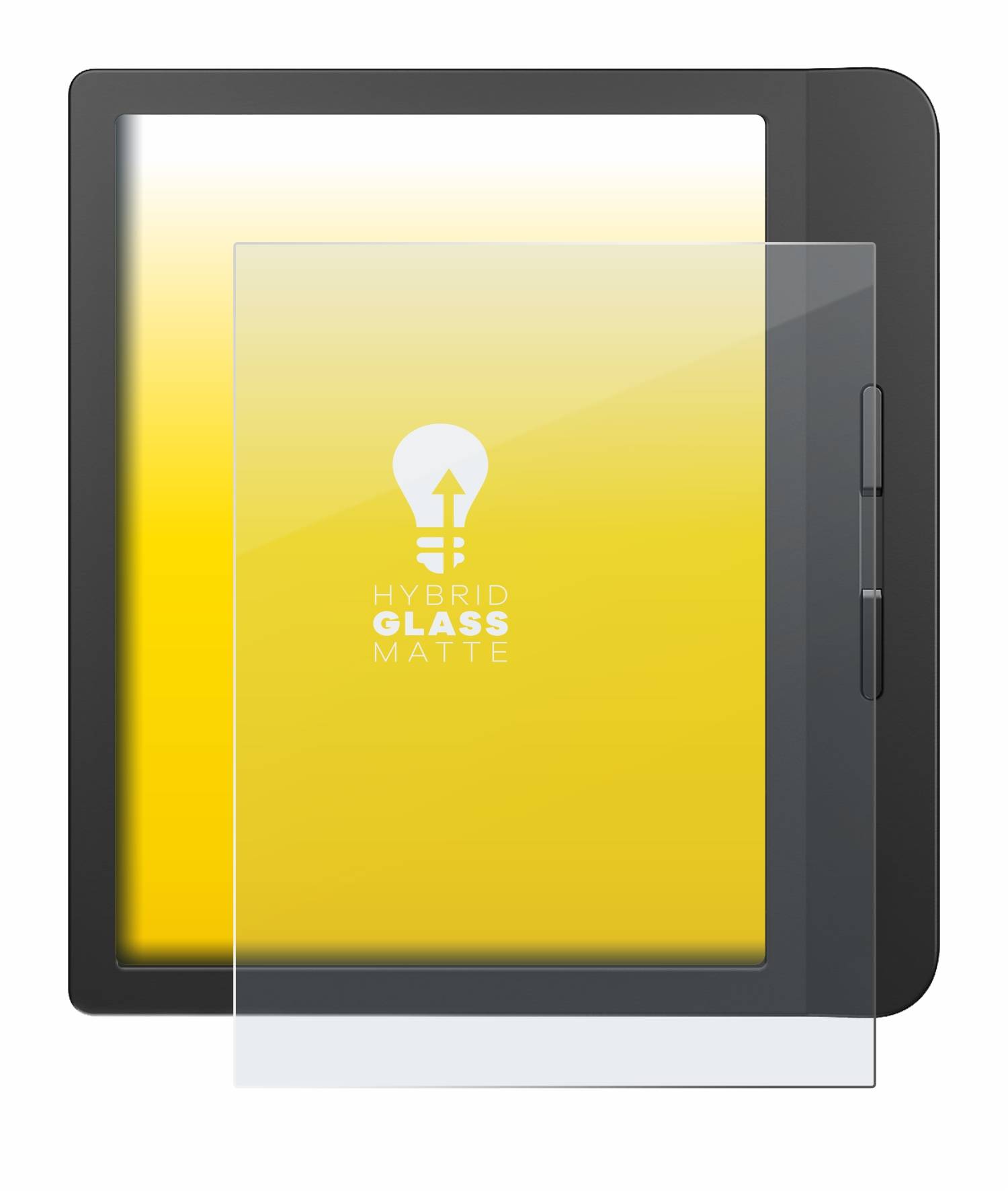 upscreen Hybrid Glass Matte Premium Schutzglas Folie für Tolino Vision
