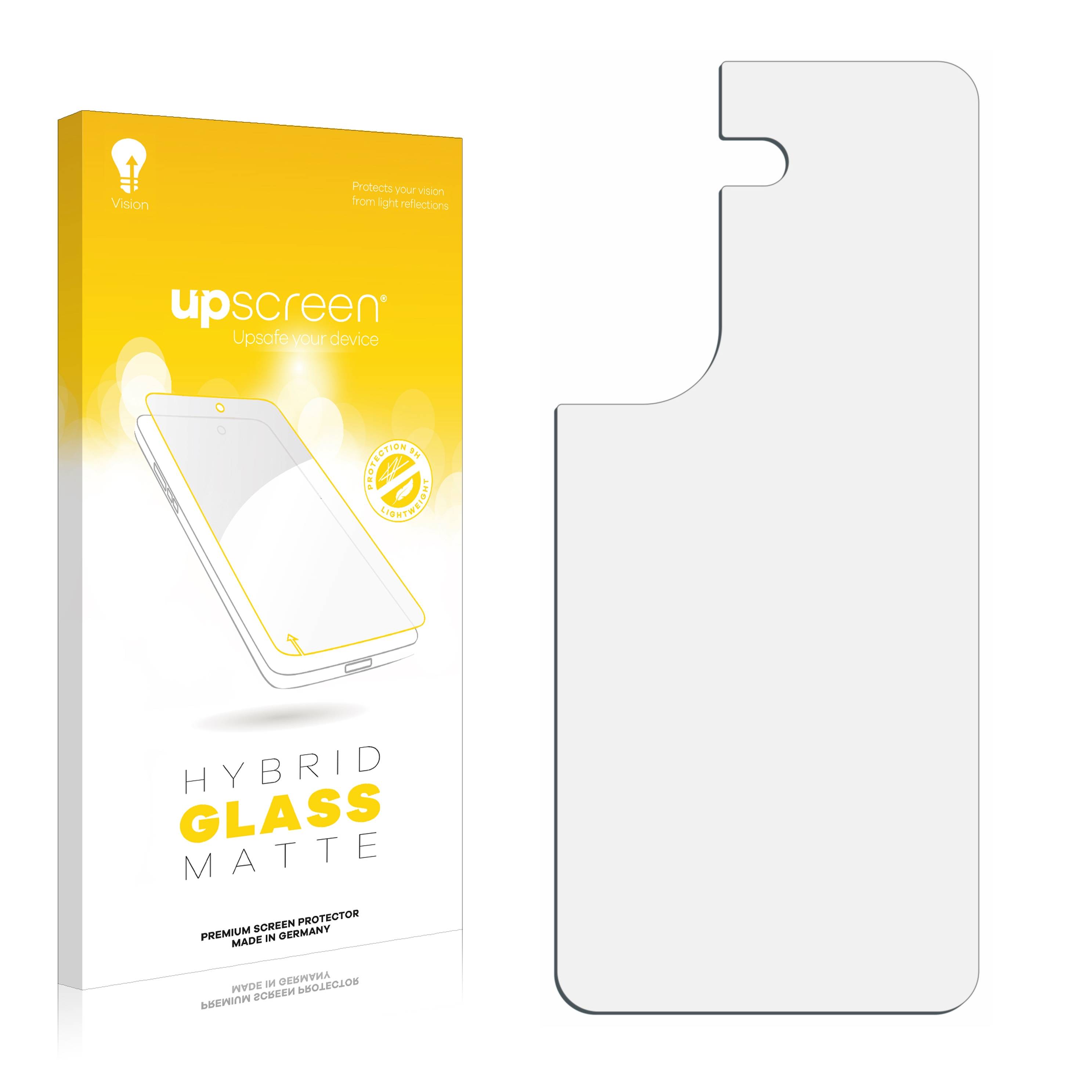 upscreen Flexible Panzerglasfolie für ASUS ZenFone 9 (Rückseite) Schutzglas 9H Hybridglas Matt Entspiegelt
