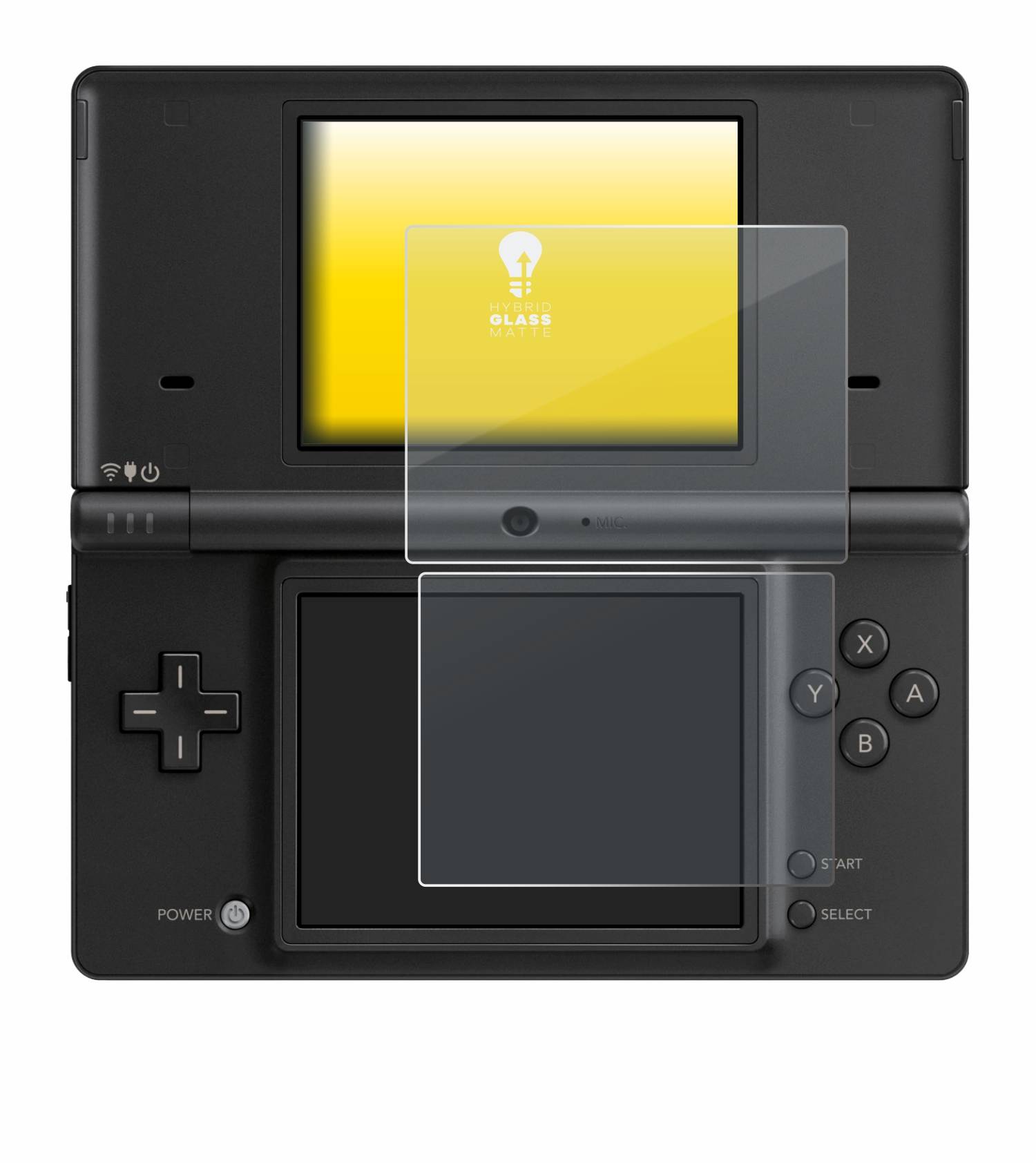 upscreen Hybrid Glass Matte Premium Schutzglas Folie für Nintendo