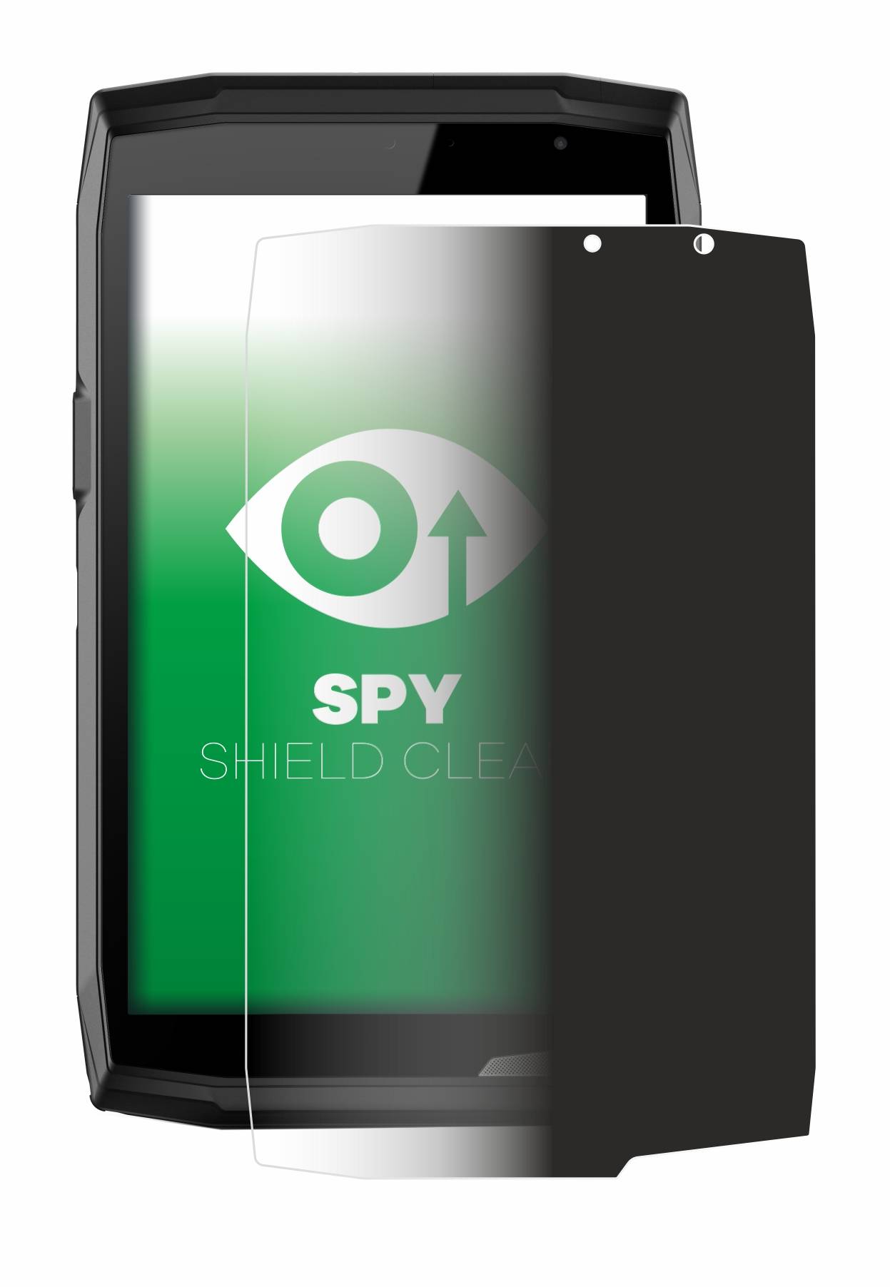 upscreen Spy Shield Clear Premium Blickschutzfolie für Crosscall Core