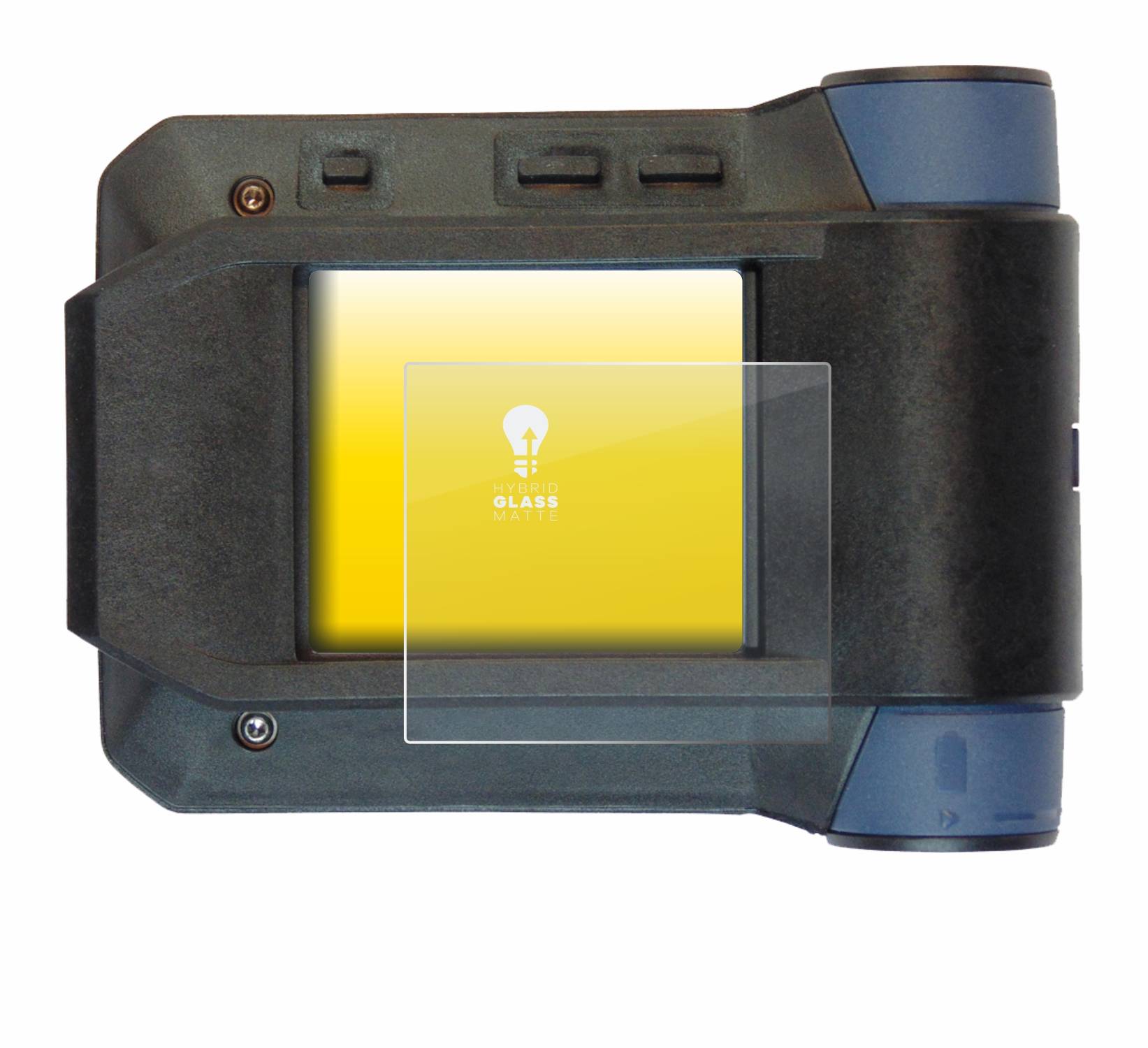upscreen Hybrid Glass Matte Premium Schutzglas Folie für Swissphone s.Quad