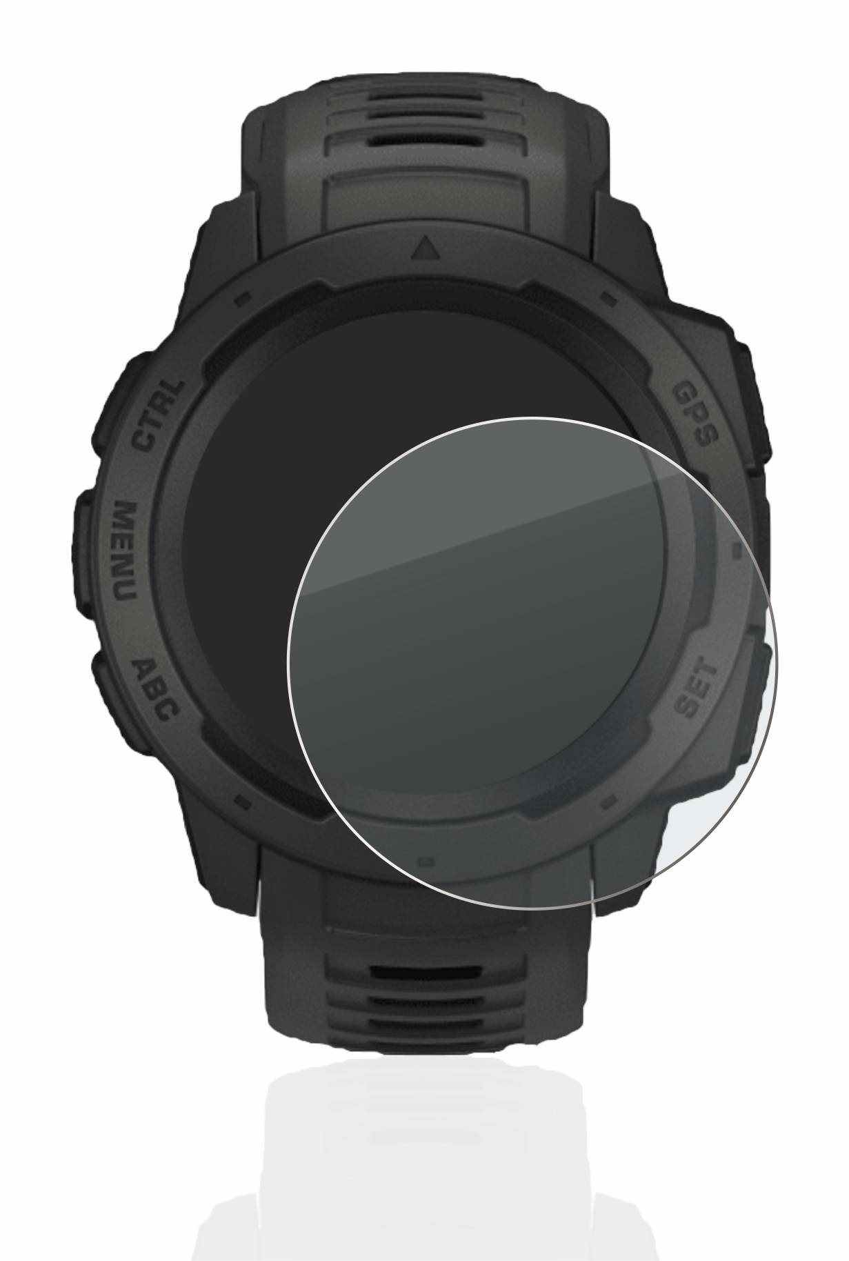 upscreen Hybrid Glass Matte Premium Schutzglas Folie für Garmin