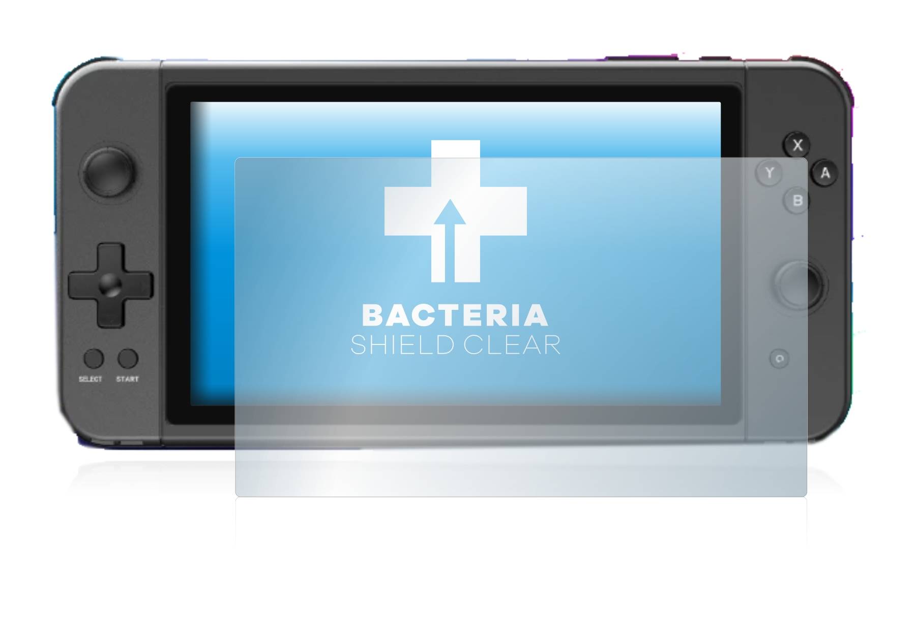 upscreen Bacteria Shield Clear Premium Antibakterielle Displayschutzfolie für Powkiddy