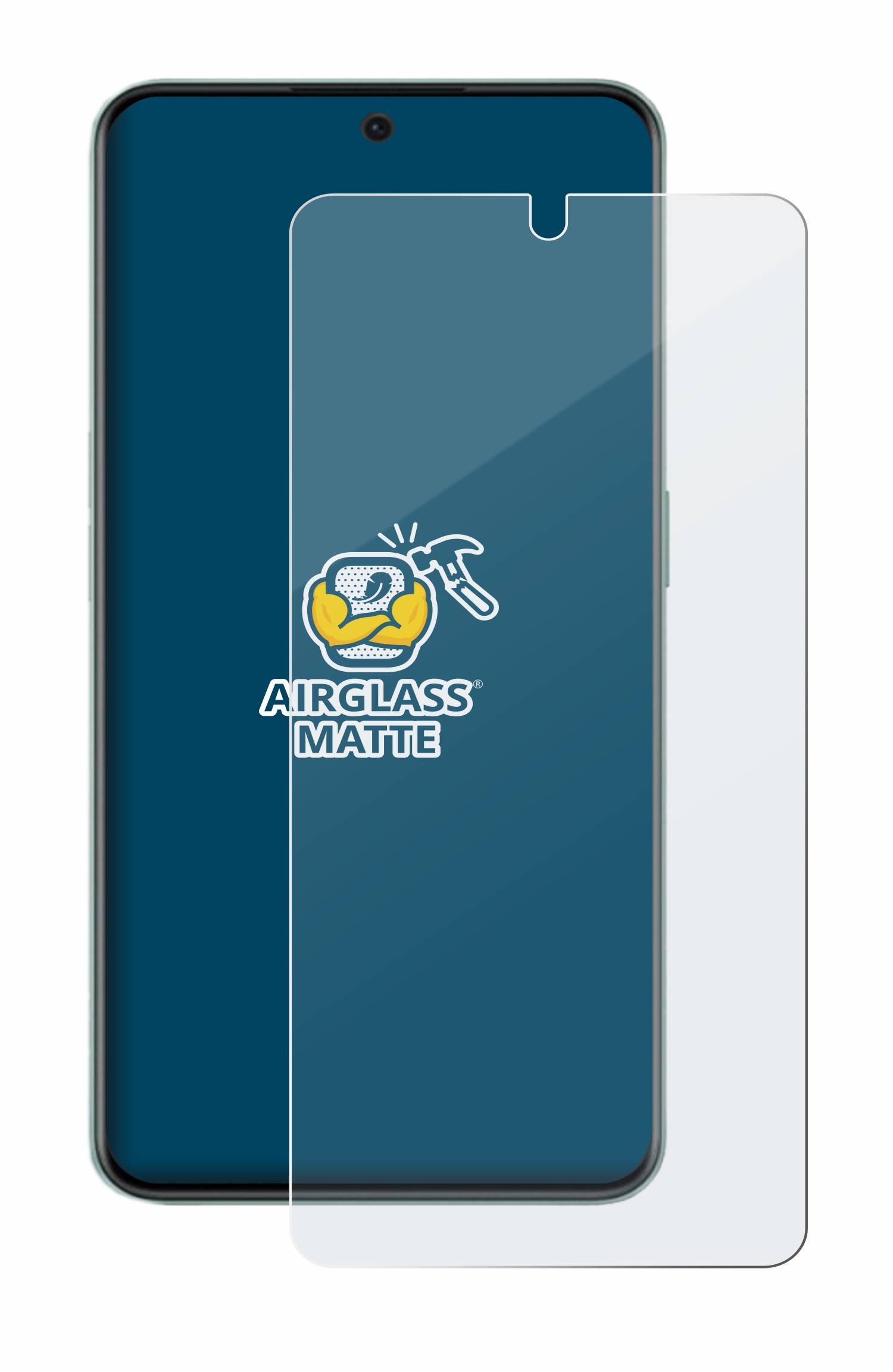 BROTECT AirGlass Flexible Panzerglasfolie für Oneplus 10R Matt Entspiegelt