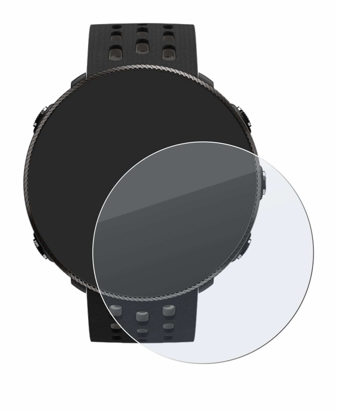 upscreen Hybrid Glass Matte Premium Schutzglas Folie für Polar Vantage