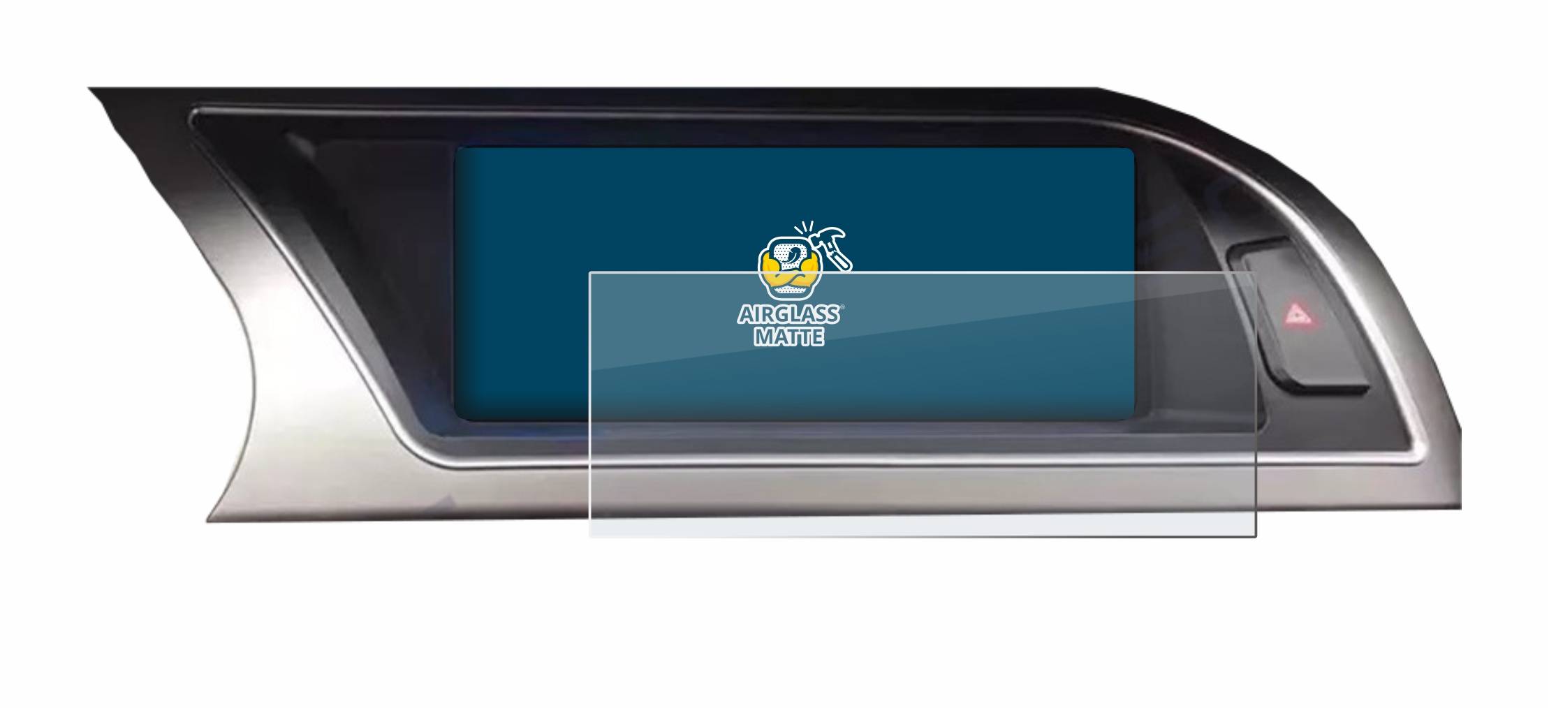 BROTECT AirGlass Schutz Glas Folie für Audi Audi A4 B8 (2012-2015) MMI Navigation Plus 7" Matt Entspiegelt