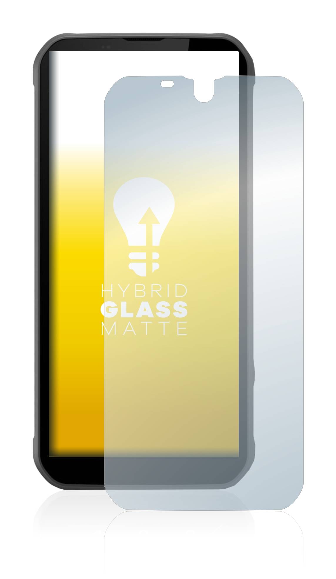 upscreen Flexible Panzerglasfolie für Gigaset GX290 Schutzglas 9H Hybridglas Matt Entspiegelt