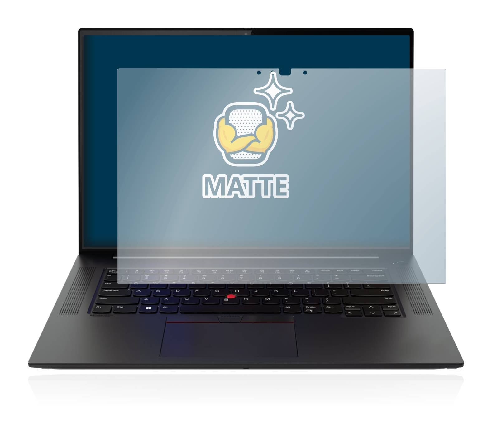 BROTECT Matte Displayschutzfolie für Lenovo ThinkPad X1 Extreme 16 (5. Gen.) - Entspiegelt,