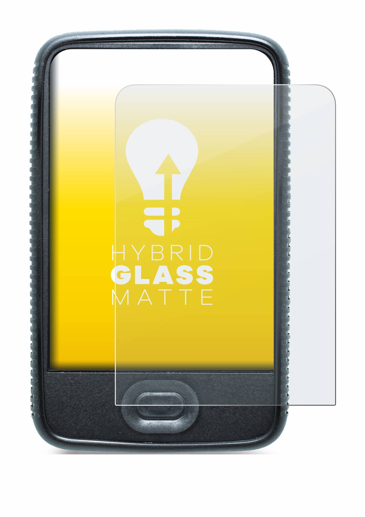 upscreen Hybrid Glass Matte Premium Schutzglas Folie für Dexcom G6 Receiver