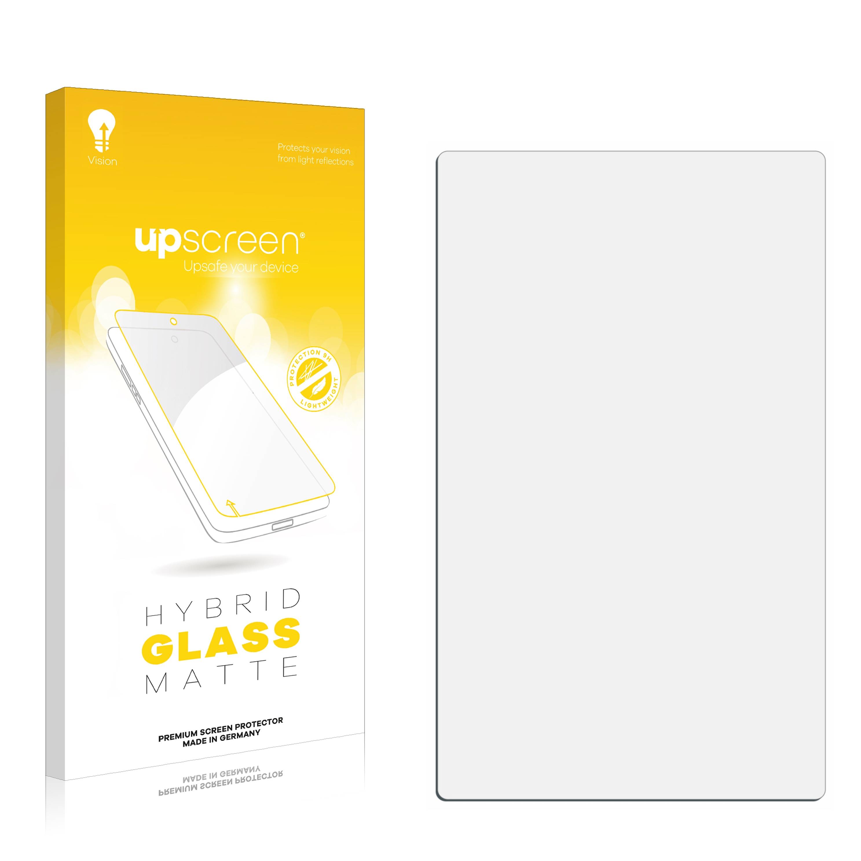 upscreen Hybrid Glass Matte Premium Schutzglas Folie für Garmin Alpha