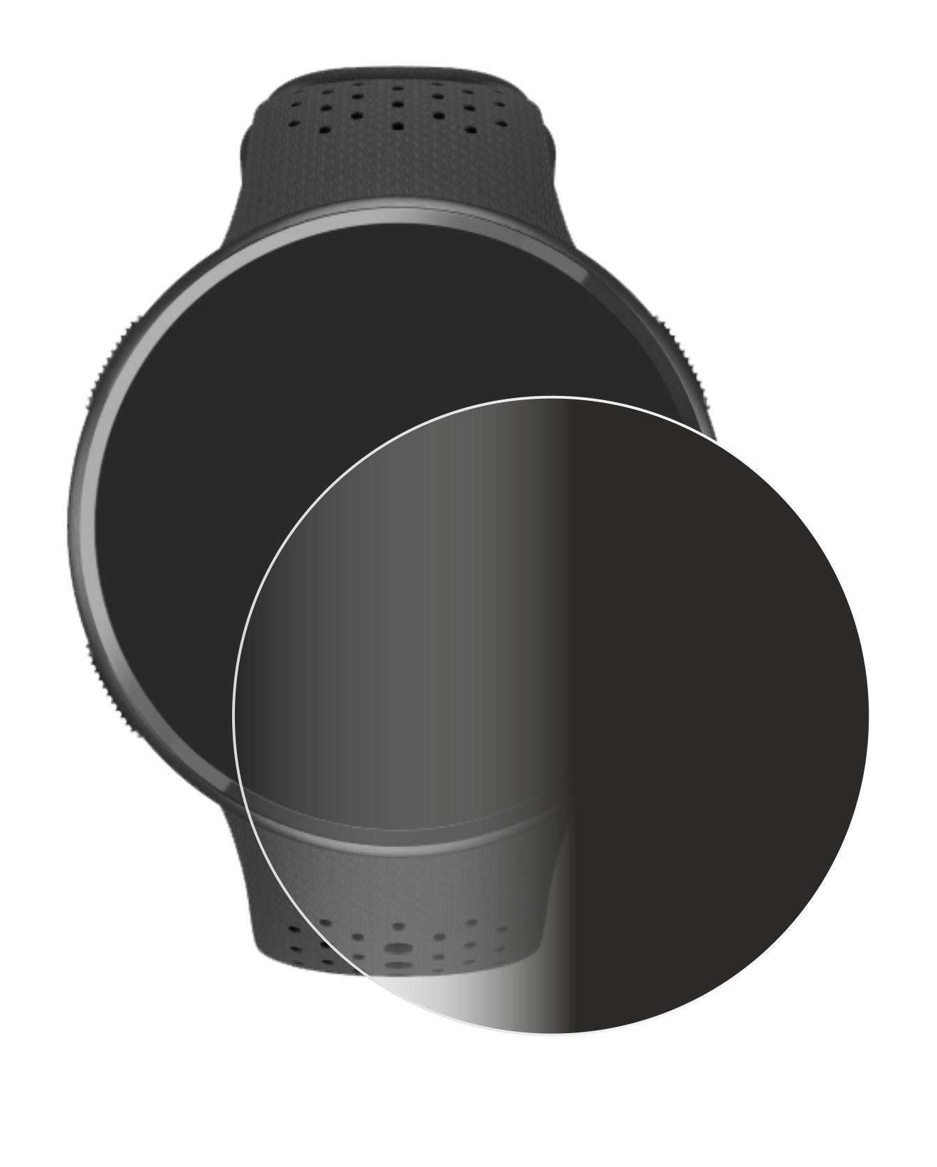 upscreen Spy Shield Clear Premium Blickschutzfolie für Polar Pacer