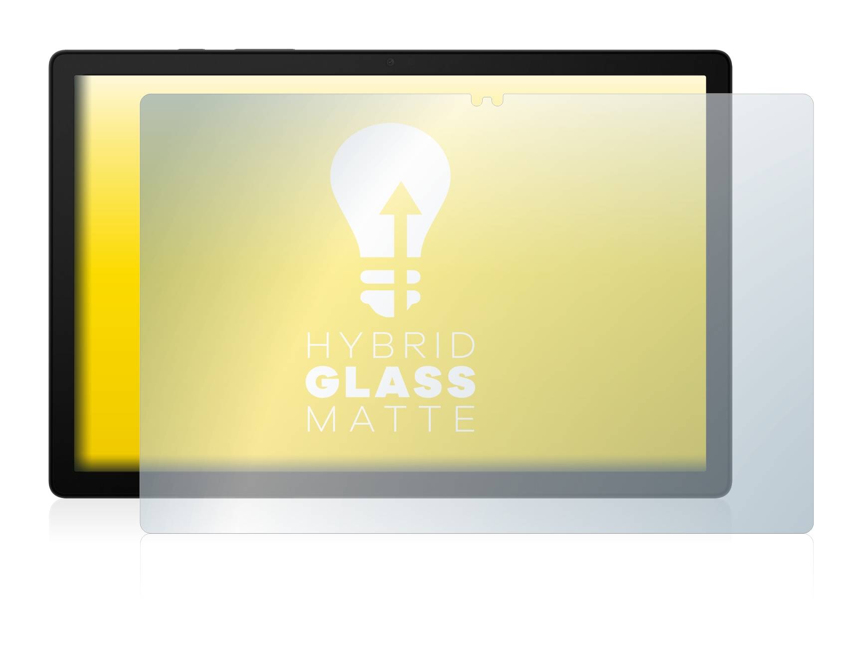 upscreen Hybrid Glass Matte Premium Schutzglas Folie für Samsung Galaxy Tab A8