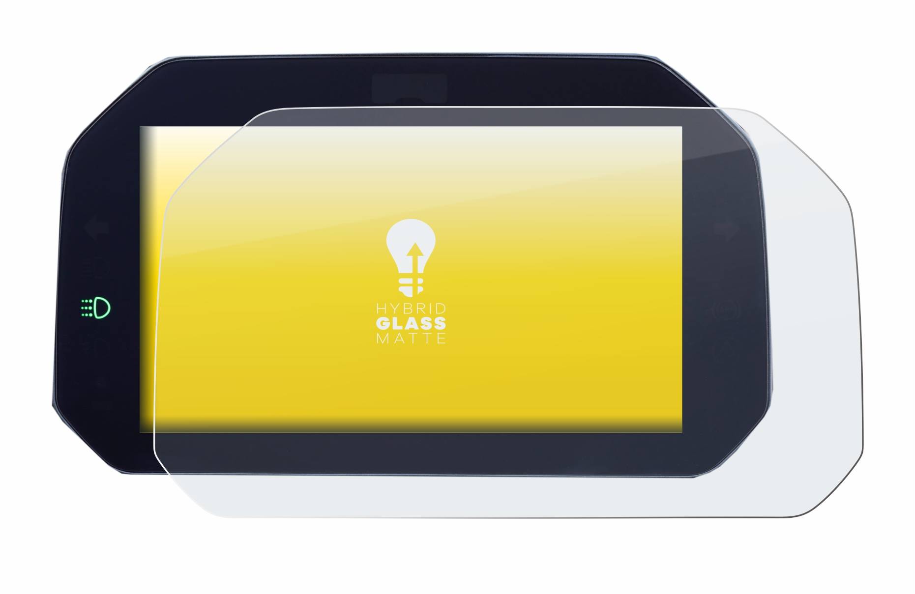 upscreen Hybrid Glass Matte Premium Schutzglas Folie für BMW R 1250 GS Connectivity TFT