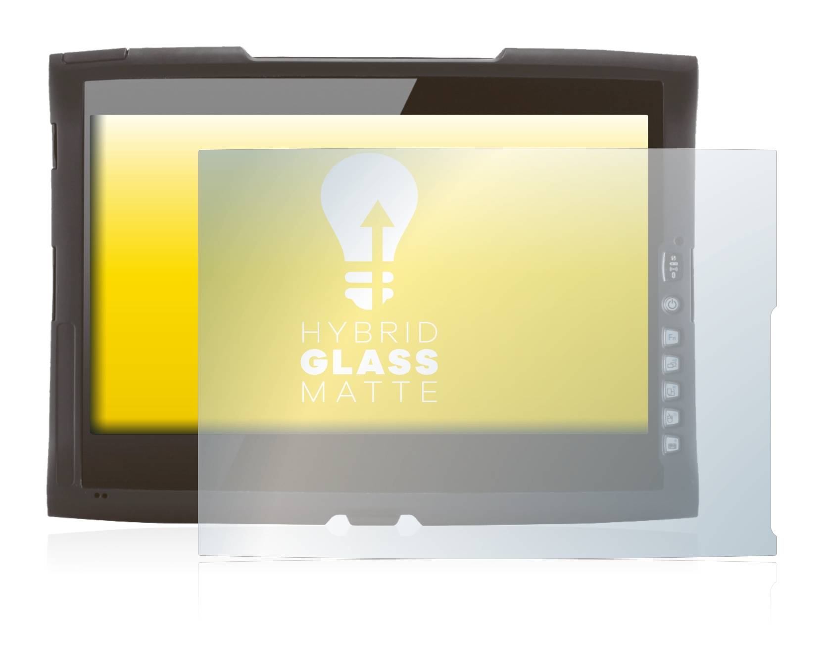 upscreen Hybrid Glass Matte Premium Schutzglas Folie für ads-tec