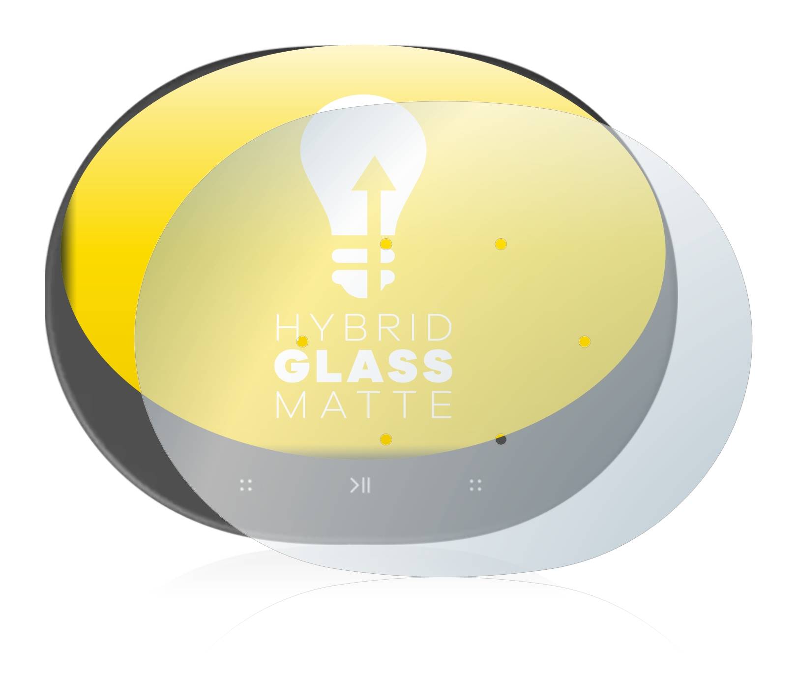 upscreen Hybrid Glass Matte Premium Schutzglas Folie für Sonos
