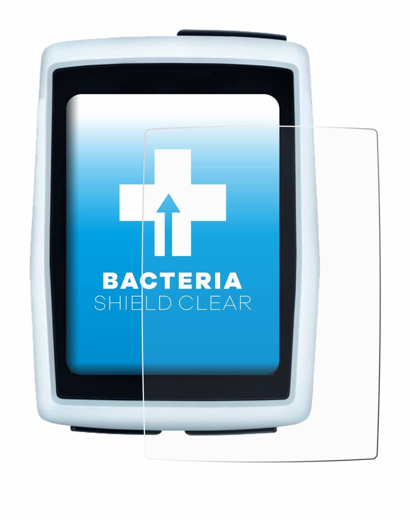 upscreen Bacteria Shield Clear Premium Antibakterielle Displayschutzfolie für Sigma BC 12.0