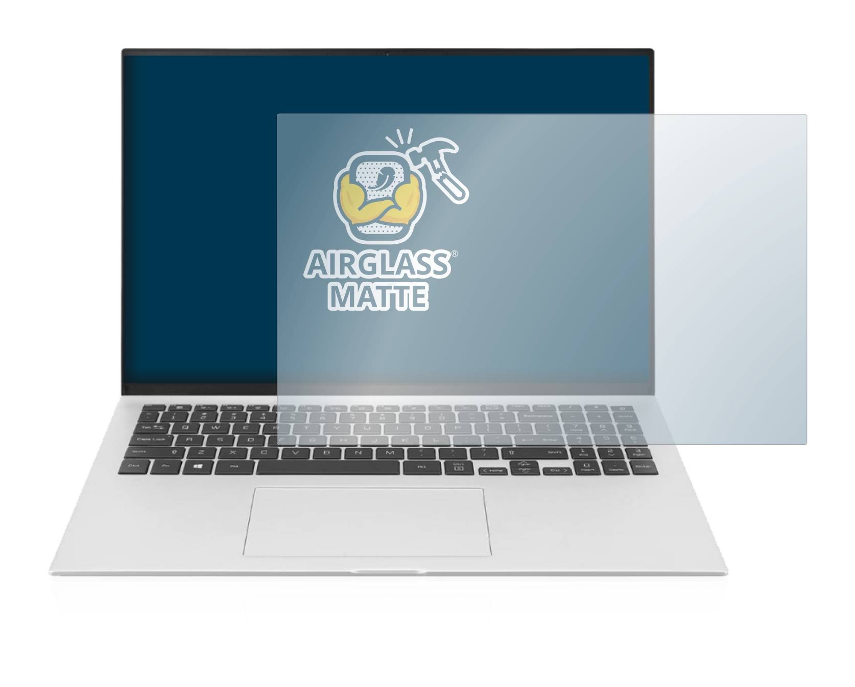 BROTECT AirGlass Matte Schutzglas Folie für LG gram 16'' 2-in-1