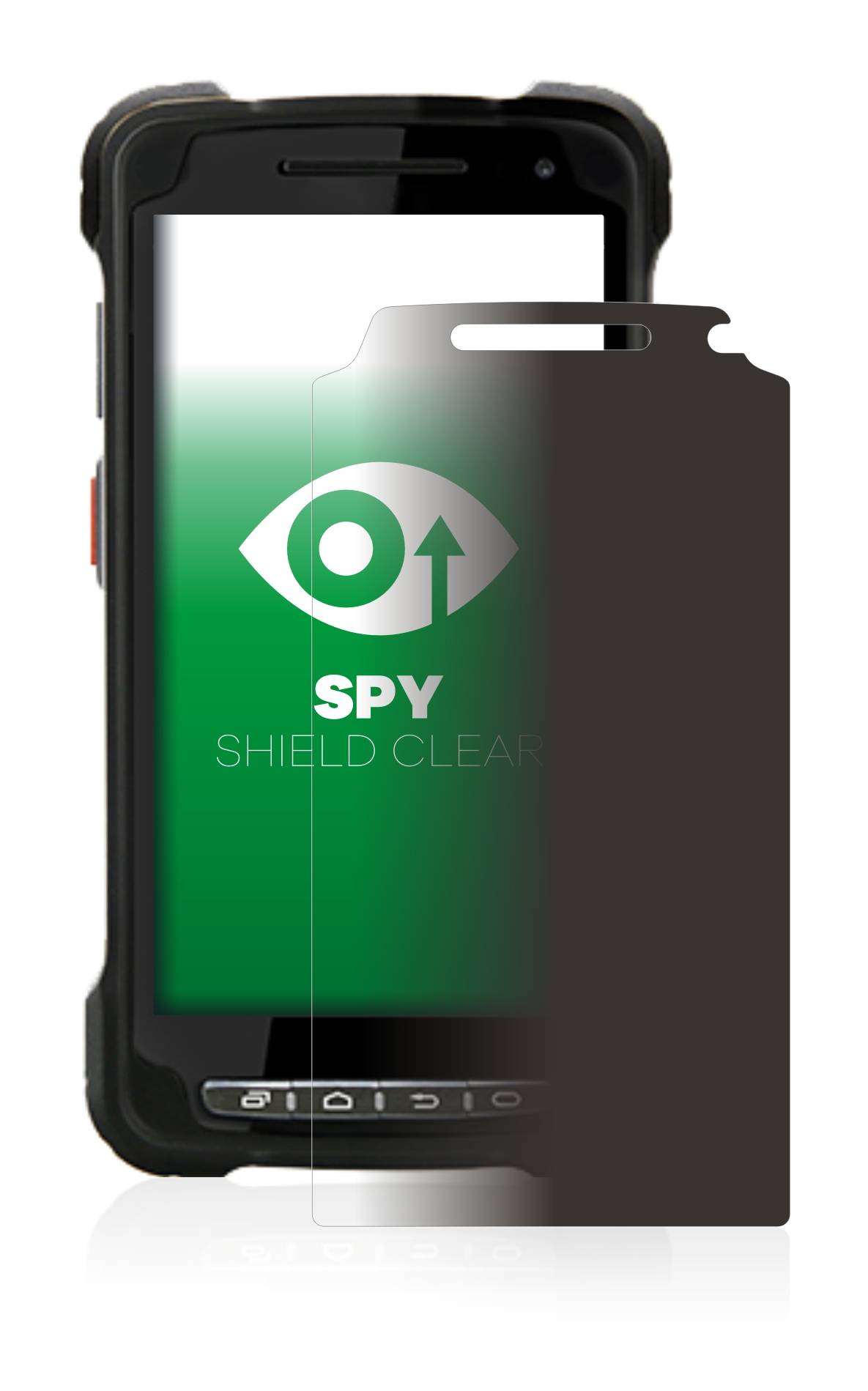 upscreen Spy Shield Clear Premium Blickschutzfolie für Point Mobile