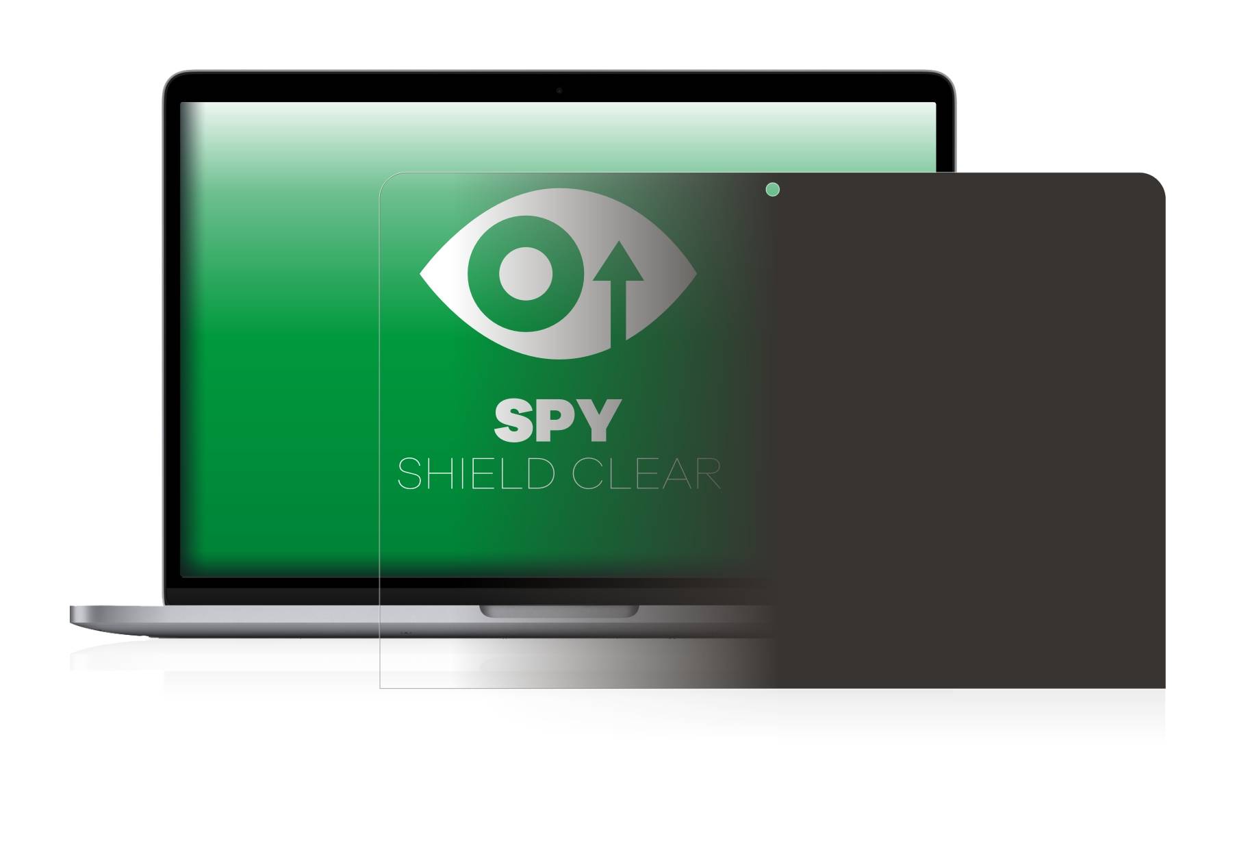 upscreen Spy Shield Clear Premium Blickschutzfolie für Apple MacBook Pro M2