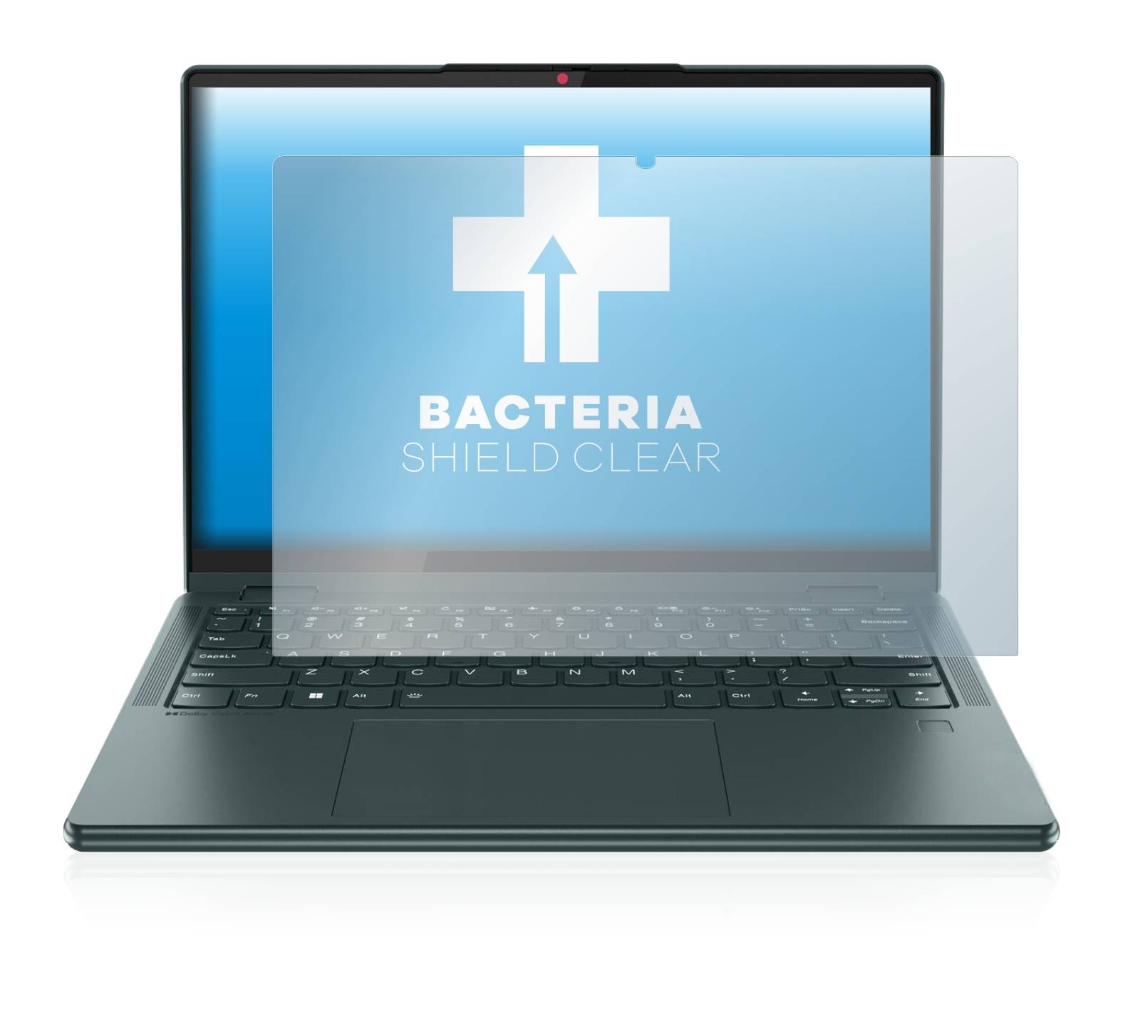 upscreen Bacteria Shield Clear Premium Antibakterielle Displayschutzfolie für Lenovo Yoga 6