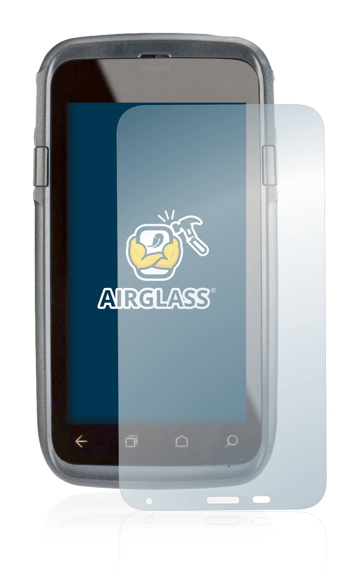 BROTECT AirGlass Flexible Schutz Glas Folie für Honeywell Dolphin CT60 XP Klar Transparent