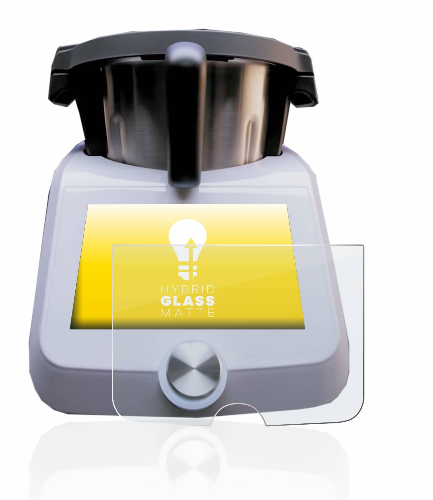 upscreen Flexible Schutz Glas Folie für SilverCrest Monsieur Cuisine Smart Schutzglas 9H Hybridglas Matt Entspiegelt