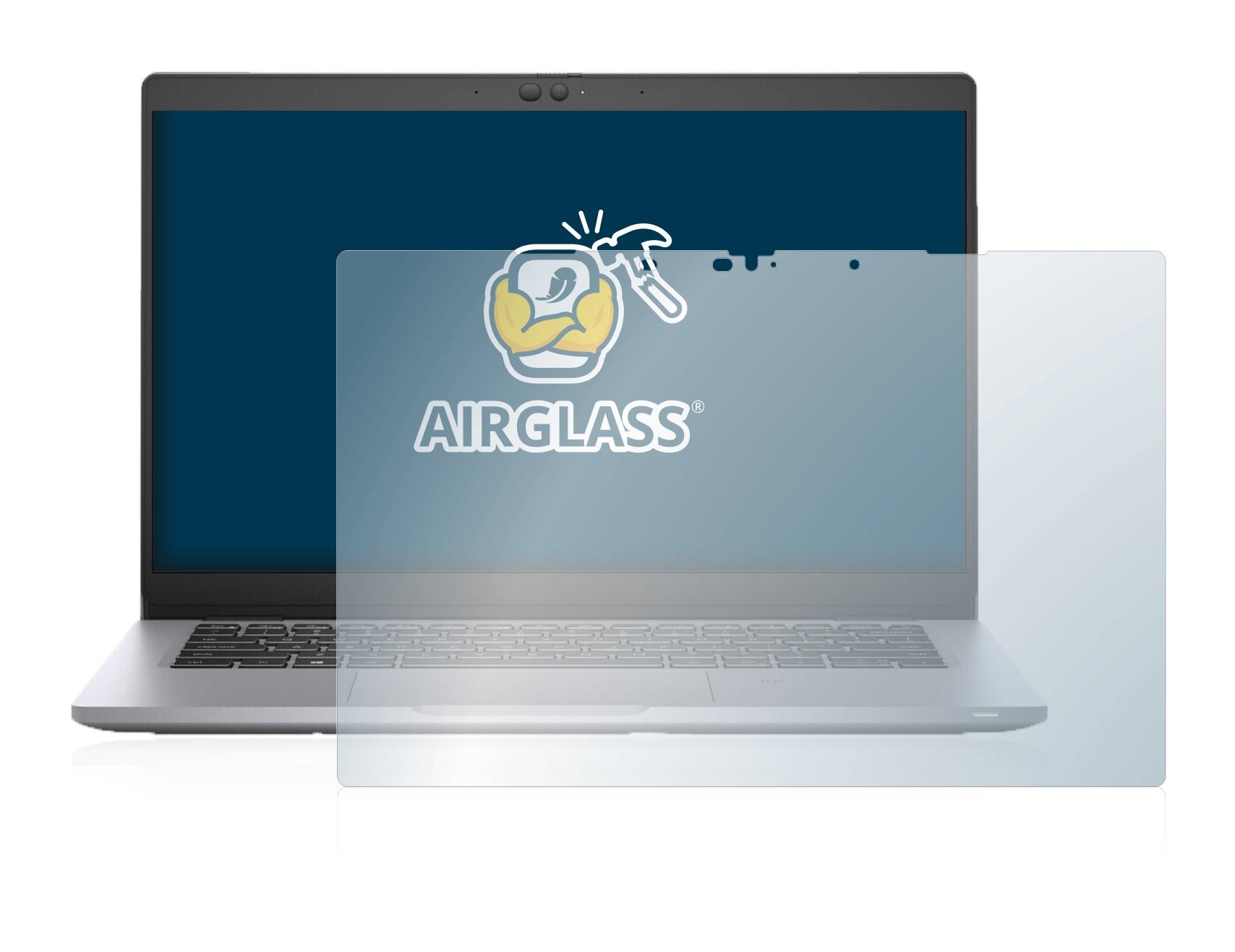 BROTECT AirGlass Flexible Schutz Glas Folie für Dell Latitude 5320 2-in-1 Touch Klar Transparent