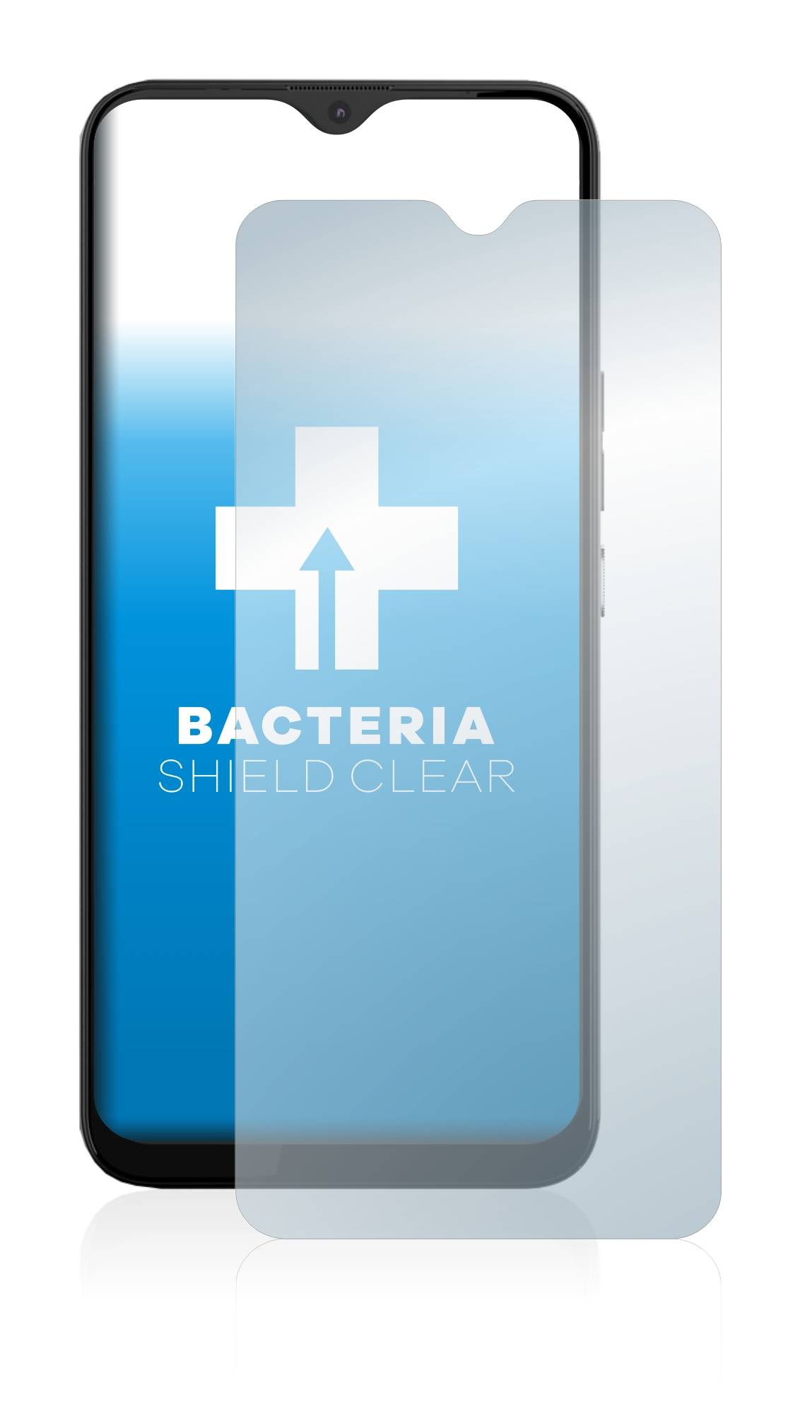 upscreen Schutzfolie für Gigaset GS5 Lite Antibakterielle Folie Klar Anti-Kratzer