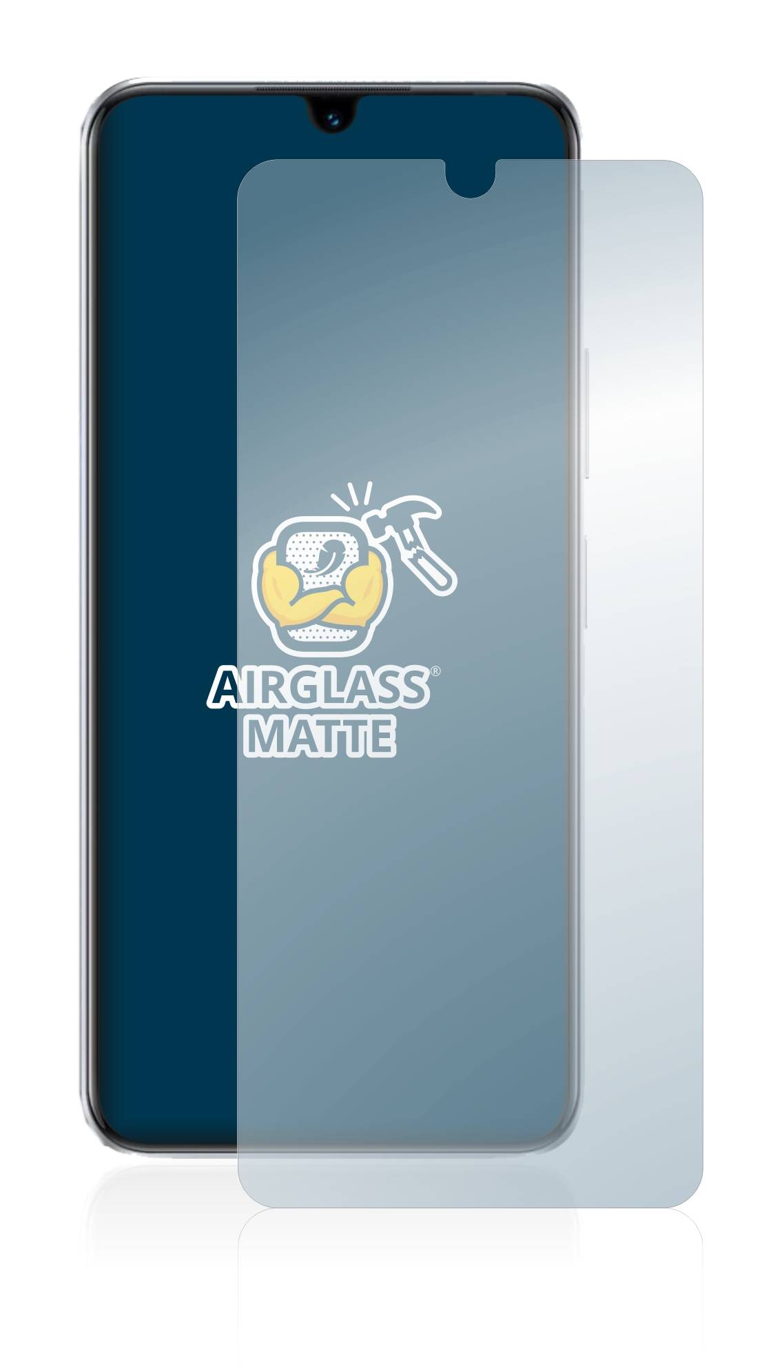BROTECT AirGlass Flexible Panzerglasfolie für Infinix Note 12 Pro 5G Matt Entspiegelt