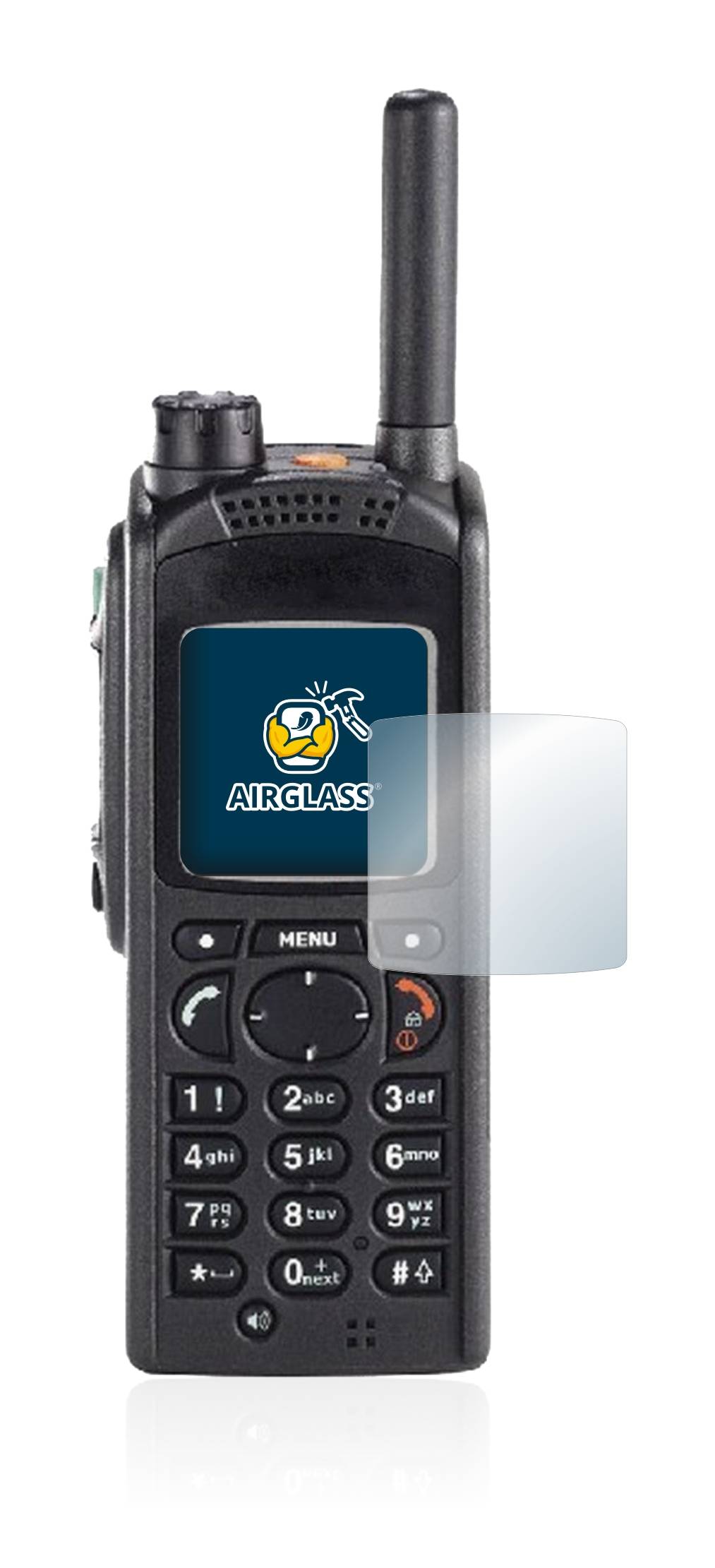 BROTECT AirGlass Flexible Schutz Glas Folie für Motorola MTP850 Klar Transparent
