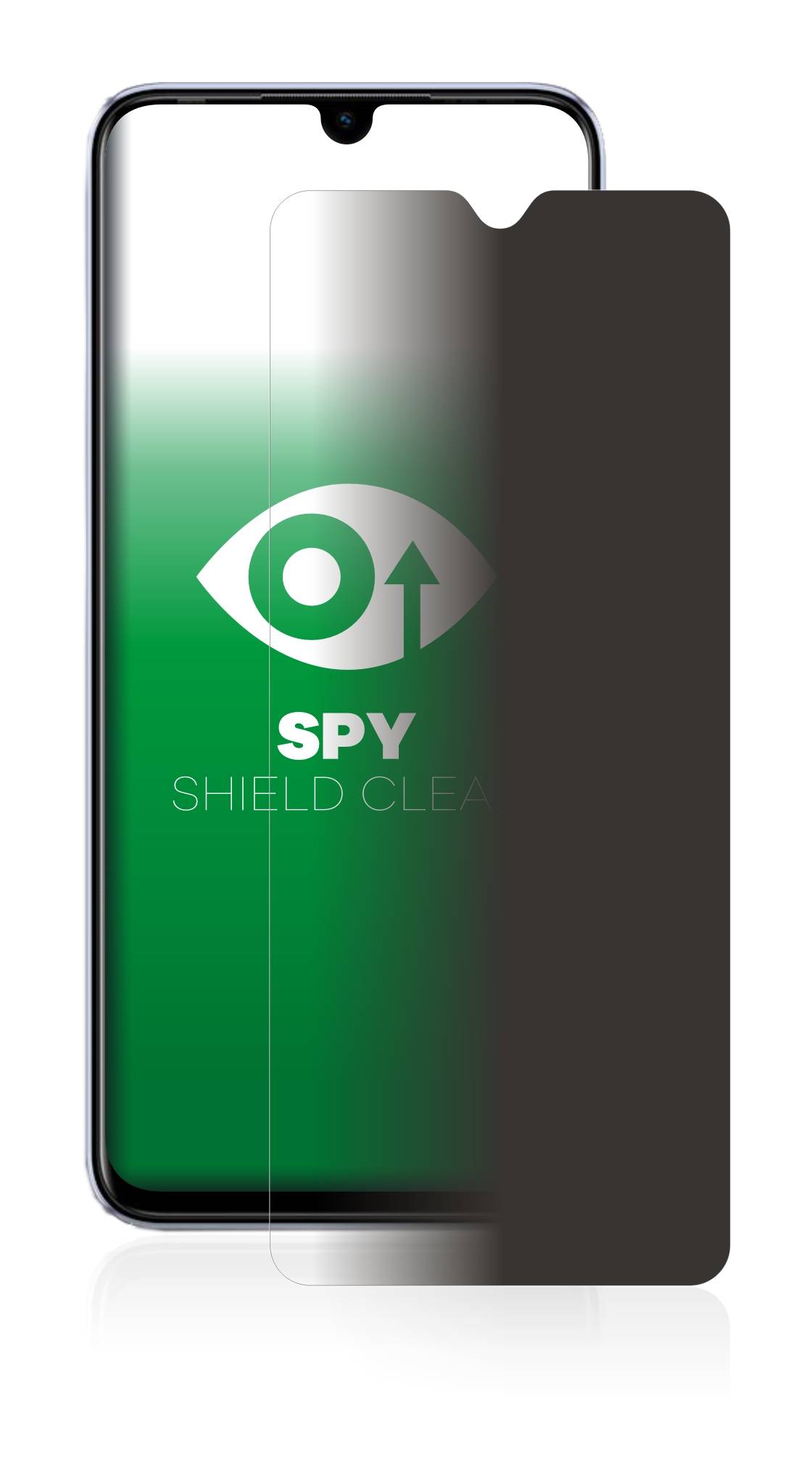 upscreen Blickschutzfolie für Infinix Smart 5 Anti-Spy Privacy Blaulichtschutz Sichtschutzfolie
