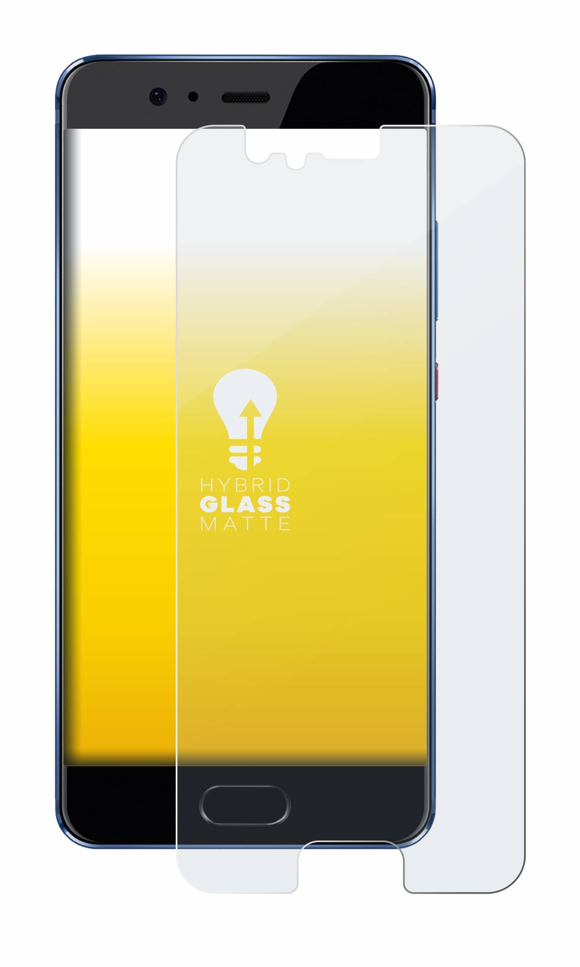 upscreen Flexible Schutz Glas Folie für Huawei P10 Schutzglas 9H Hybridglas Matt Entspiegelt