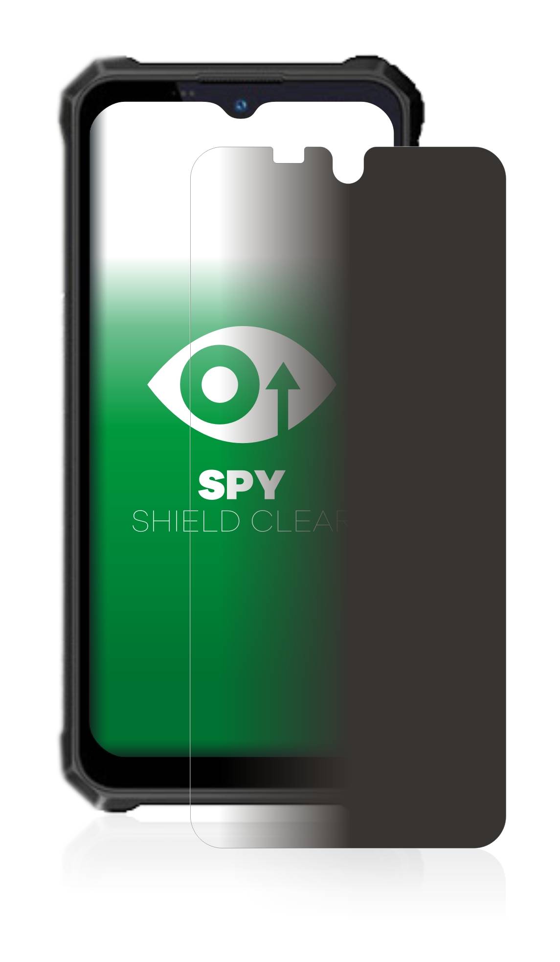 upscreen Blickschutzfolie für Oukitel WP15 Anti-Spy Privacy Blaulichtschutz Sichtschutzfolie