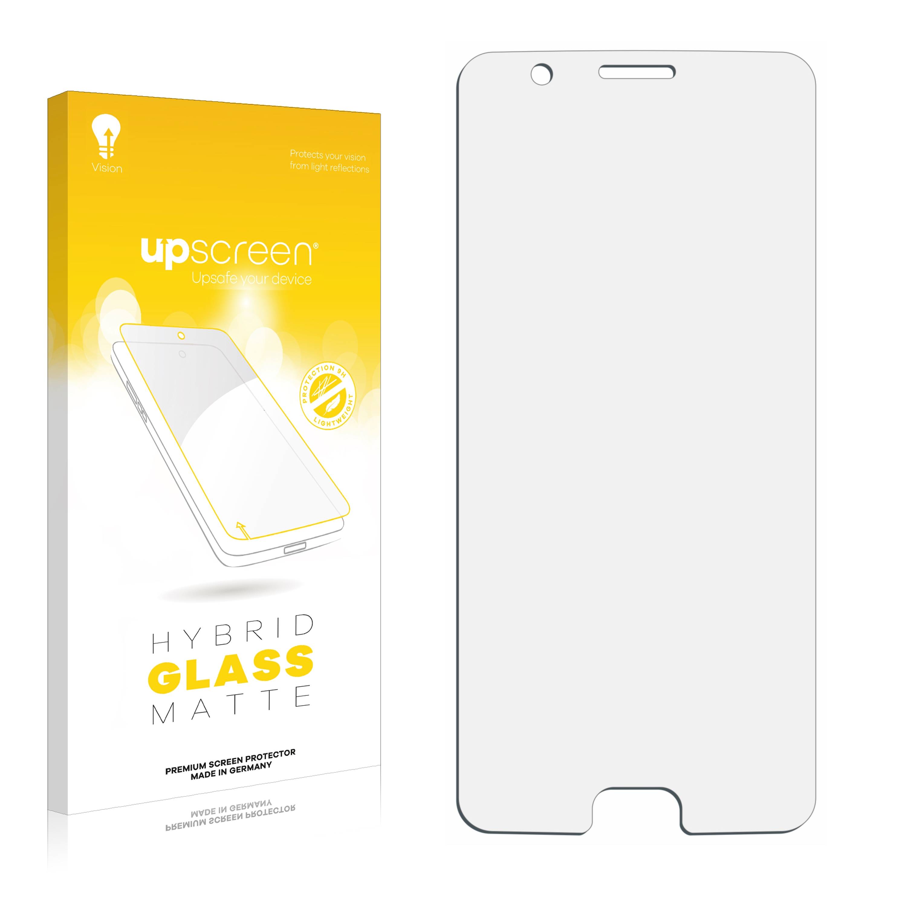 upscreen Flexible Panzerglasfolie für OnePlus 5 Schutzglas 9H Hybridglas Matt Entspiegelt