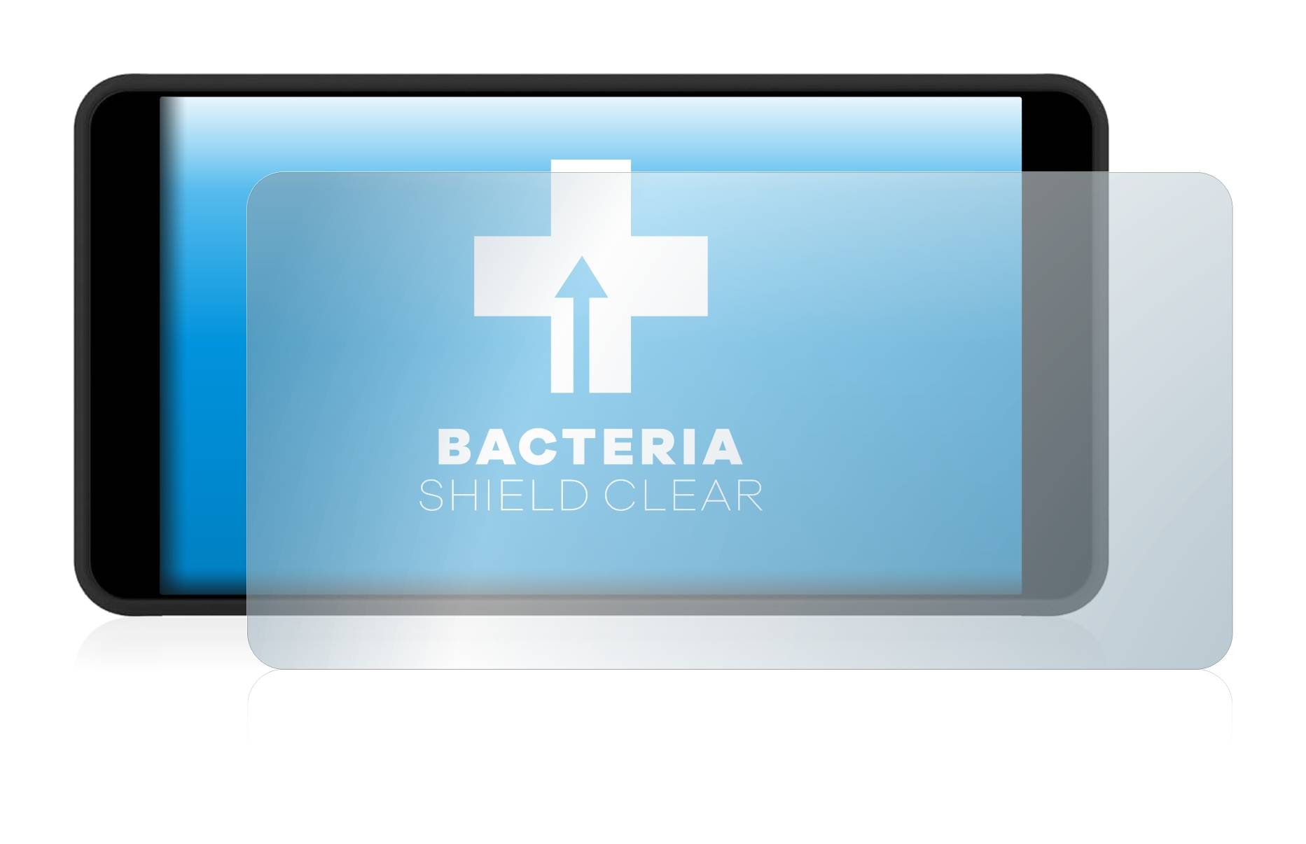 upscreen Bacteria Shield Clear Premium Antibakterielle Displayschutzfolie für Portkeys PT5