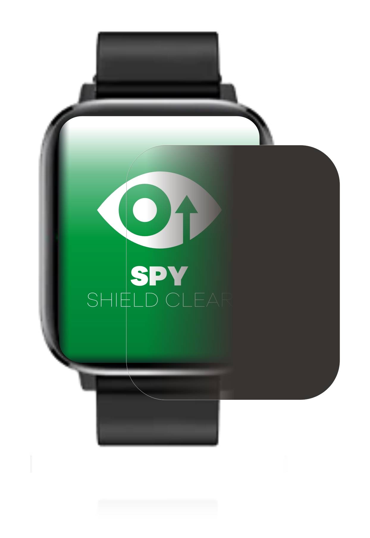 upscreen Spy Shield Clear Premium Blickschutzfolie für XWatch Pro Elite