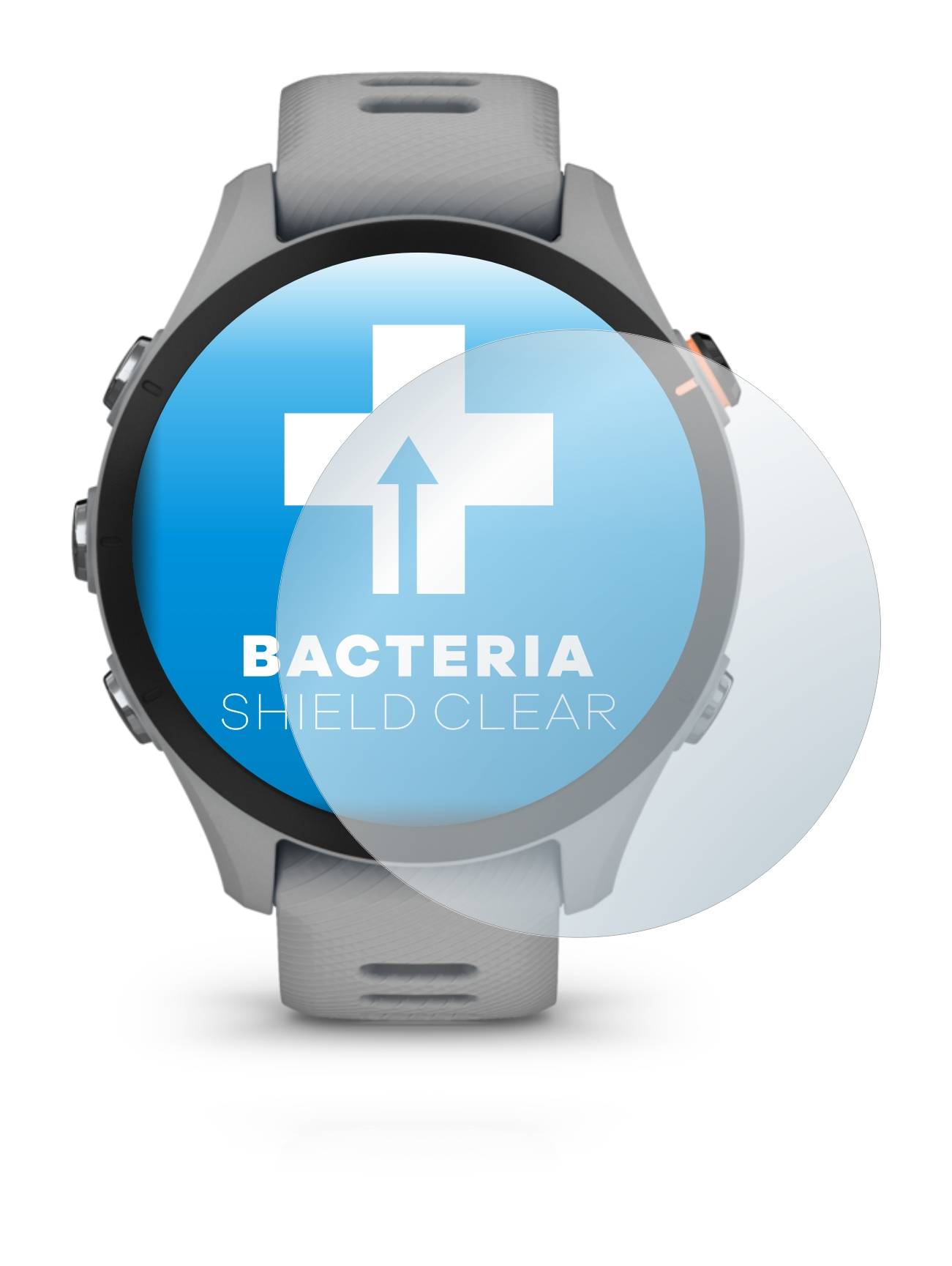 upscreen Bacteria Shield Clear Premium Antibakterielle Displayschutzfolie für Garmin