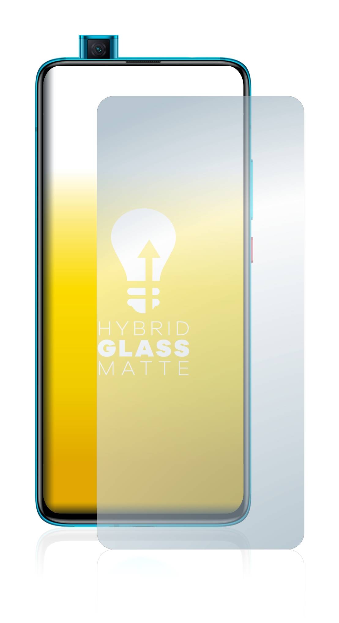 upscreen Flexible Panzerglasfolie für Xiaomi Poco F2 Pro Schutzglas 9H Hybridglas Matt Entspiegelt