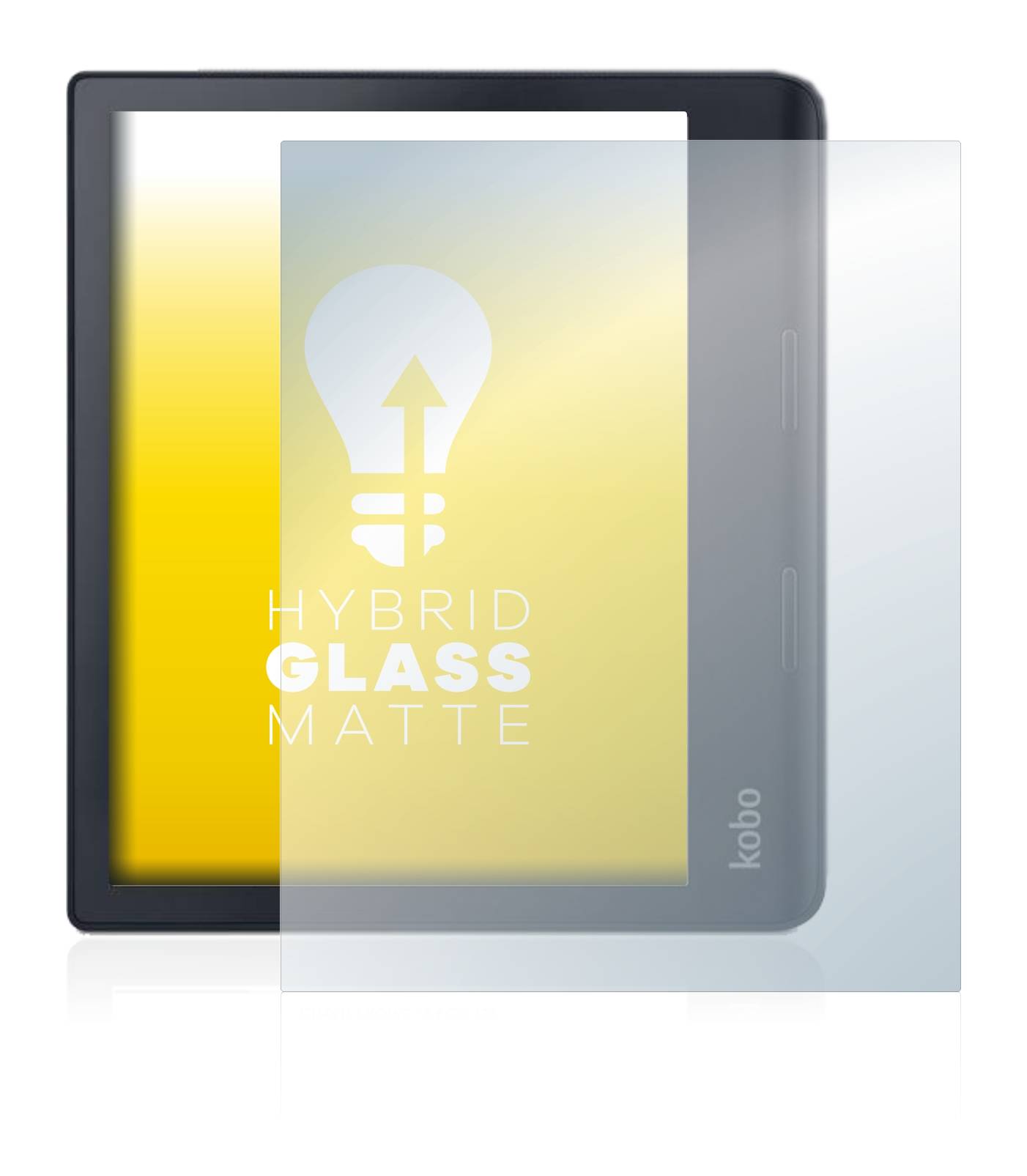 upscreen Flexible Schutz Glas Folie für Kobo Sage Schutzglas 9H Hybridglas Matt Entspiegelt