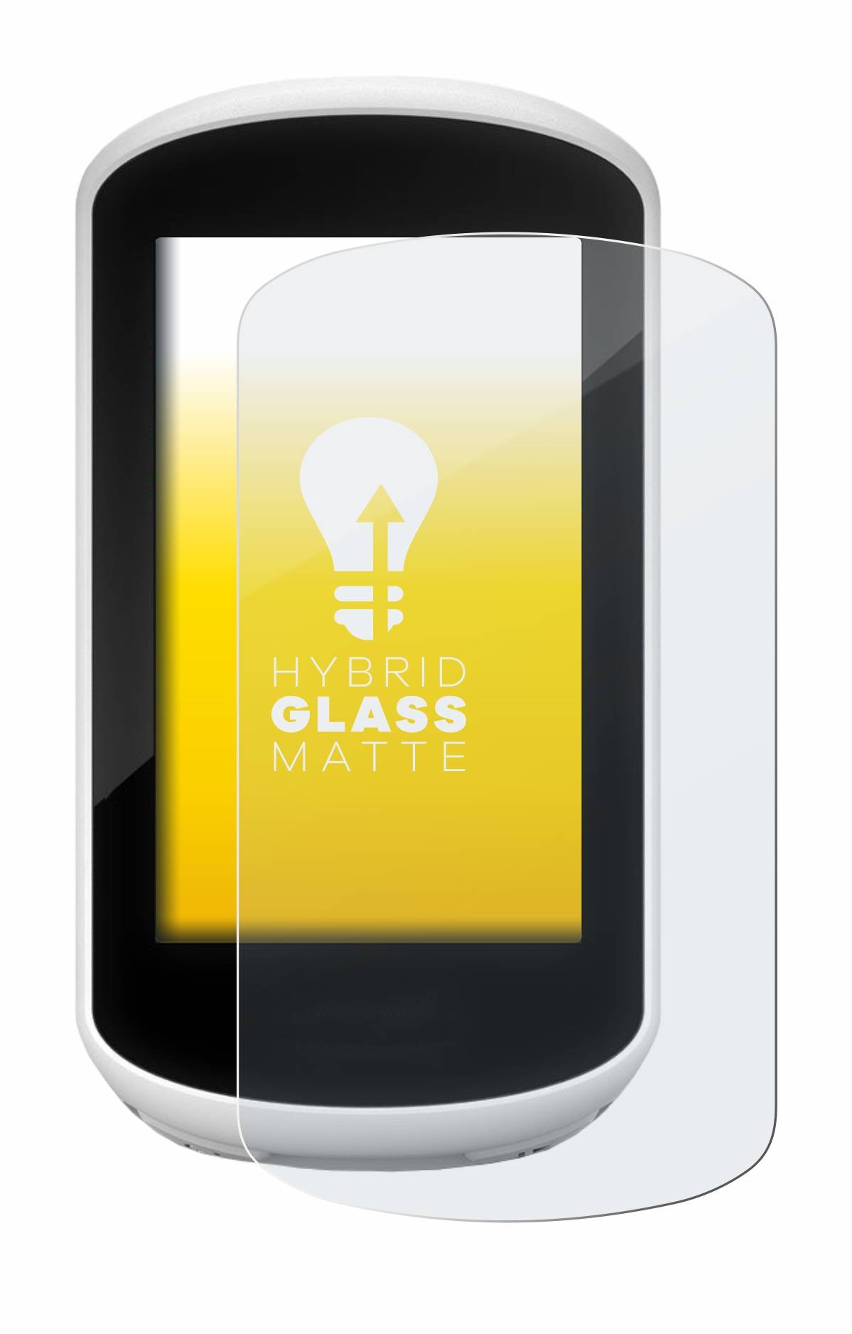 upscreen Flexible Schutz Glas Folie für Garmin Edge Explore 2018 Schutzglas 9H Hybridglas Matt Entspiegelt